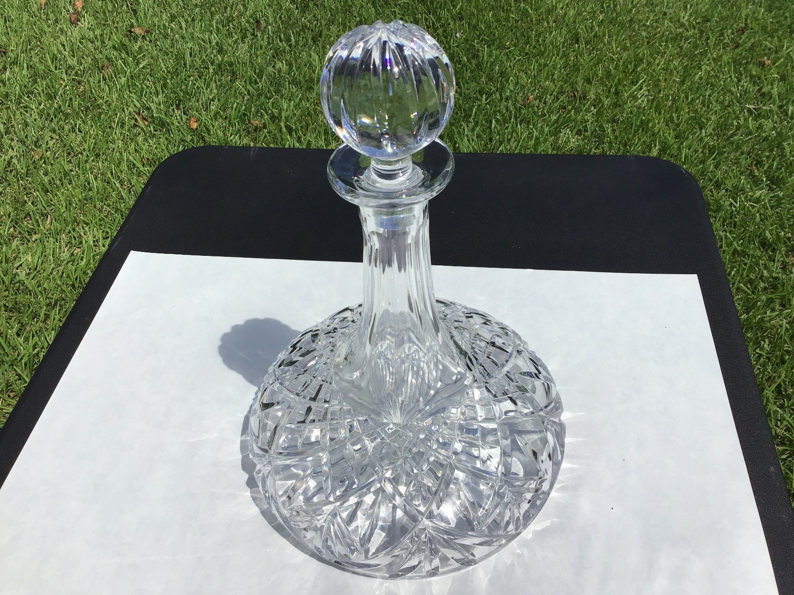 Wine Decanter 24% Lead Crystal with Stopper 11
