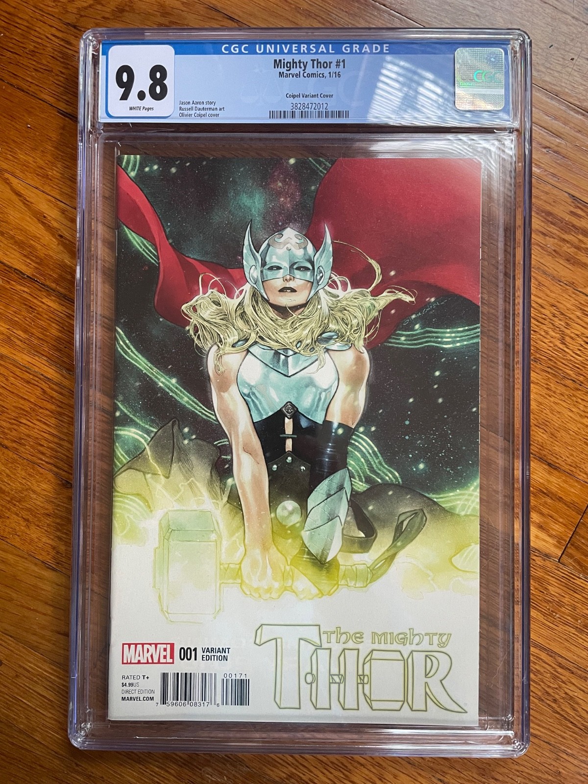 Mighty Thor #1 - CGC 9.8, Coipel variant (Marvel, 2016) - Jane Foster; Aaron Mighty Thor #1 - CGC 9.8, Coipel variant (Marvel, 2016) - Jane Foster; Aaron