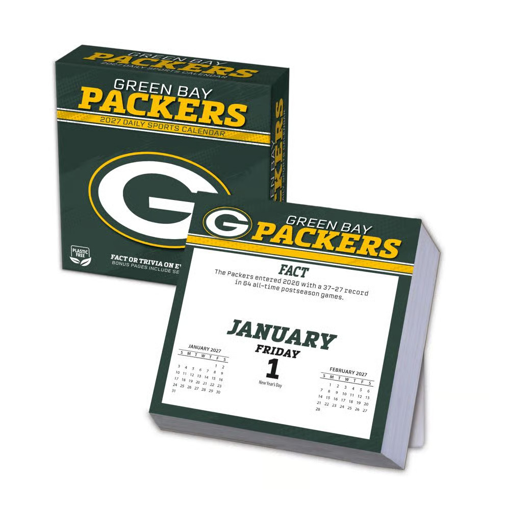 Turner Licensing, NFL Green Bay Packers 2027 Desk Calendar Turner Licensing, NFL Green Bay Packers 2027 Desk Calendar