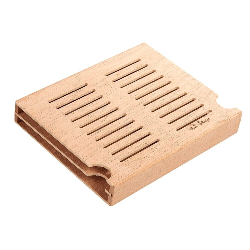 Cigar Caddy Boveda Humidification Holder (Holds 4 Packs), Brown, 7¼” L x 6\