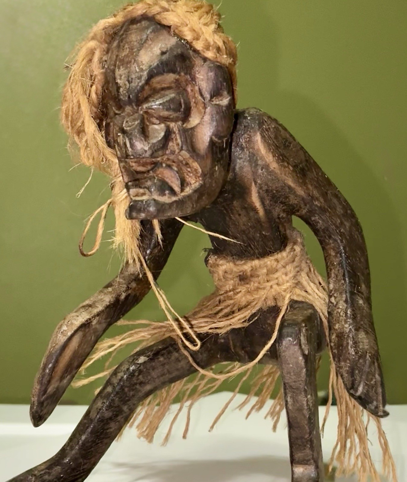 Vintage Makonde Shetani Spirit Figure Tanzania Hand Carved Wood Sculpture Vintage Makonde Shetani Spirit Figure Tanzania Hand Carved Wood Sculpture