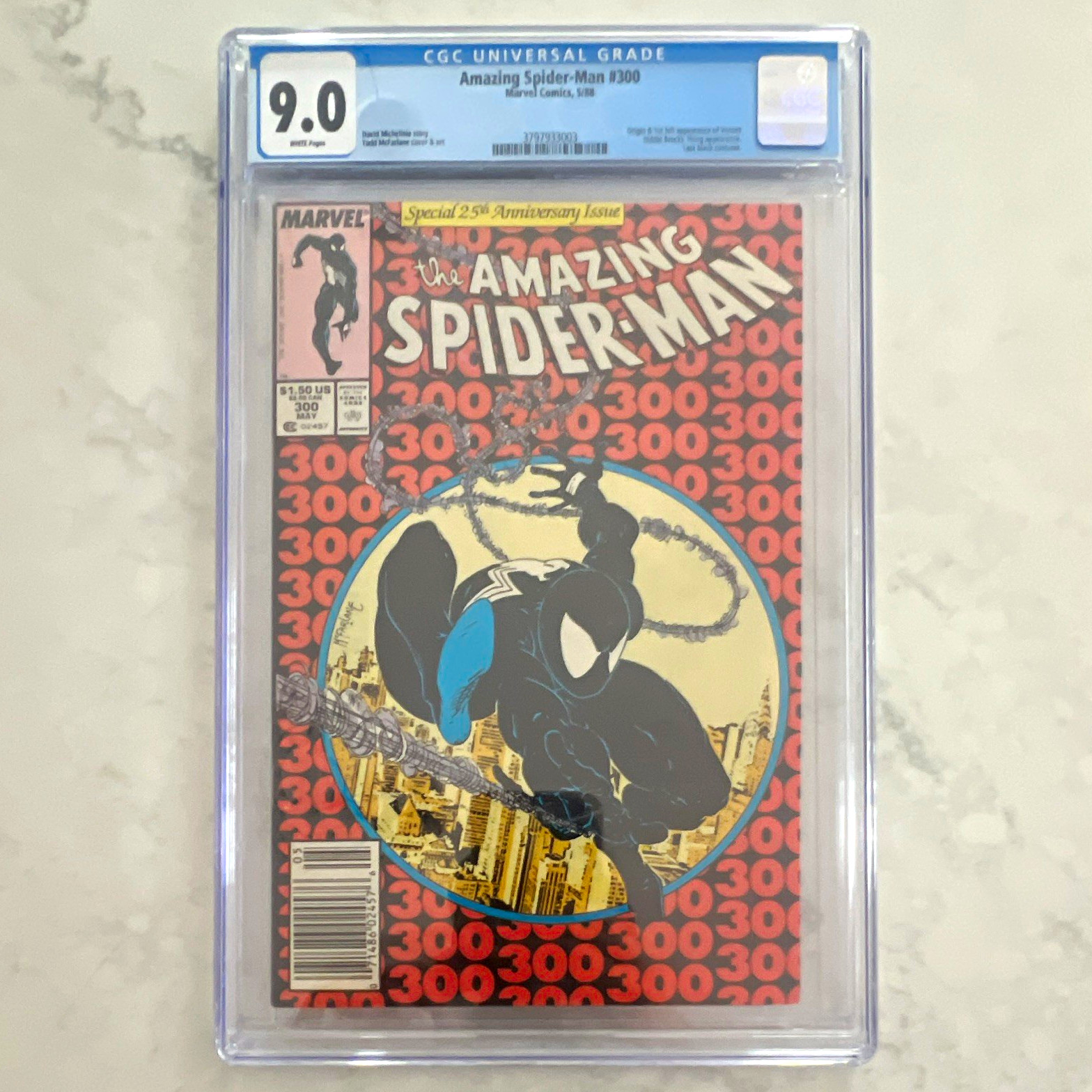 CGC 9.0 Marvel Amazing Spider-Man #300 (1988) Newsstand Variant Comic