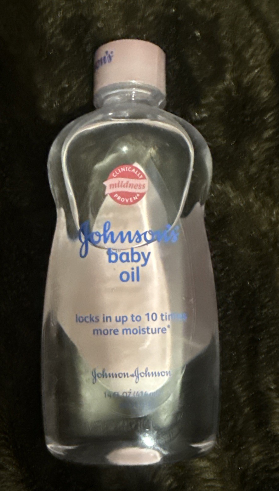 Vintage Johnson's Baby Oil 14 fl oz FACTORY SEALED ( OLD FORMULA)