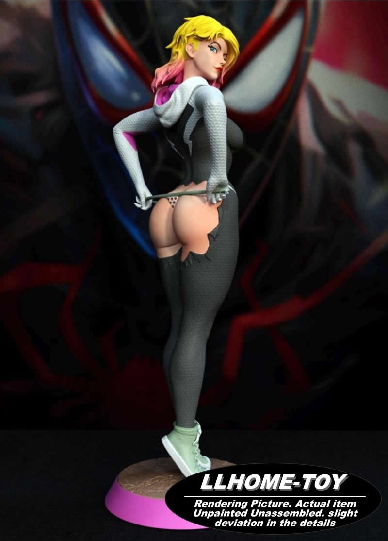 1/24 Hot Gwen Stacy Resin 3D Print Model Unpainted Unassembled GK statue Figure