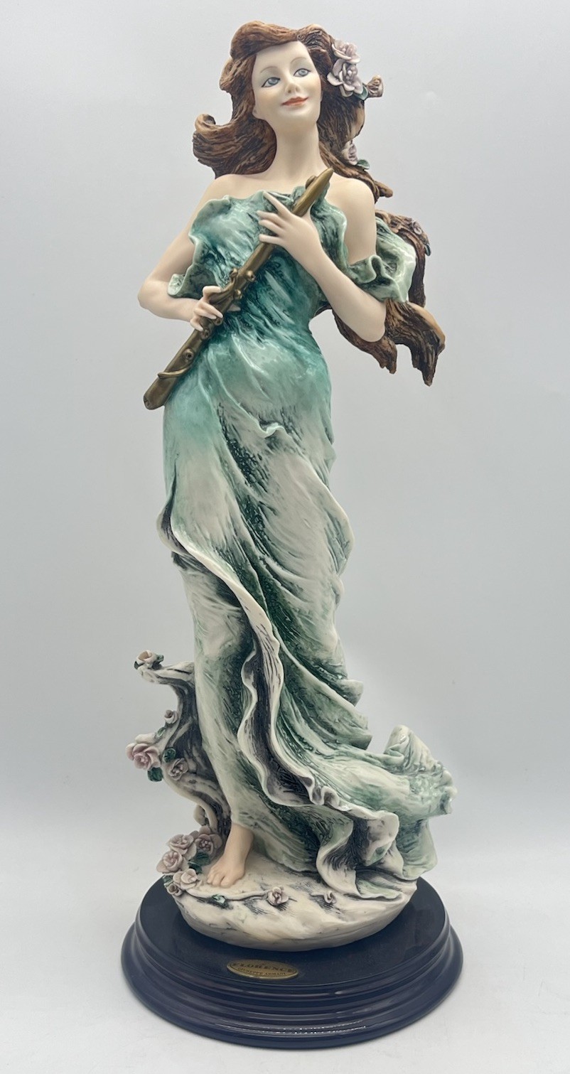 Giuseppe Armani Spring Enchantment Figurine 1174C 1998 Florence Italy Teal Gown Giuseppe Armani Spring Enchantment Figurine 1174C 1998 Florence Italy Teal Gown