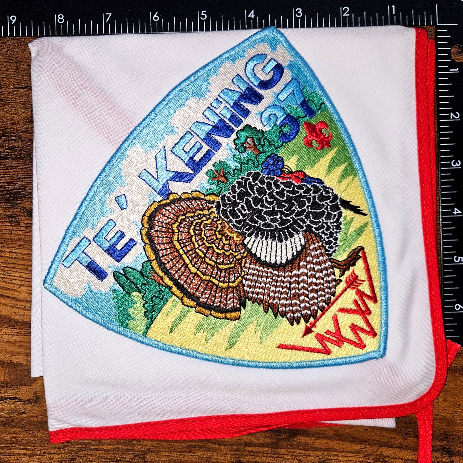 Te\'Kening Lodge 37 Vintage Order of the Arrow Neckerchief N1 BSA