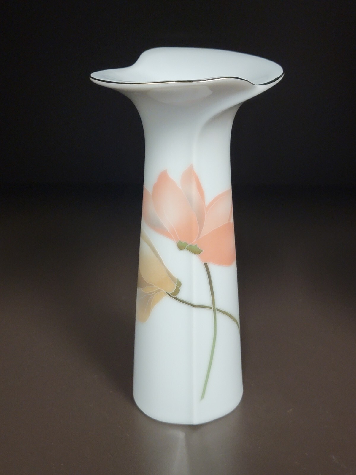 Vintage Yamaji Floral Painted Flared 7 Vintage Yamaji Floral Painted Flared 7