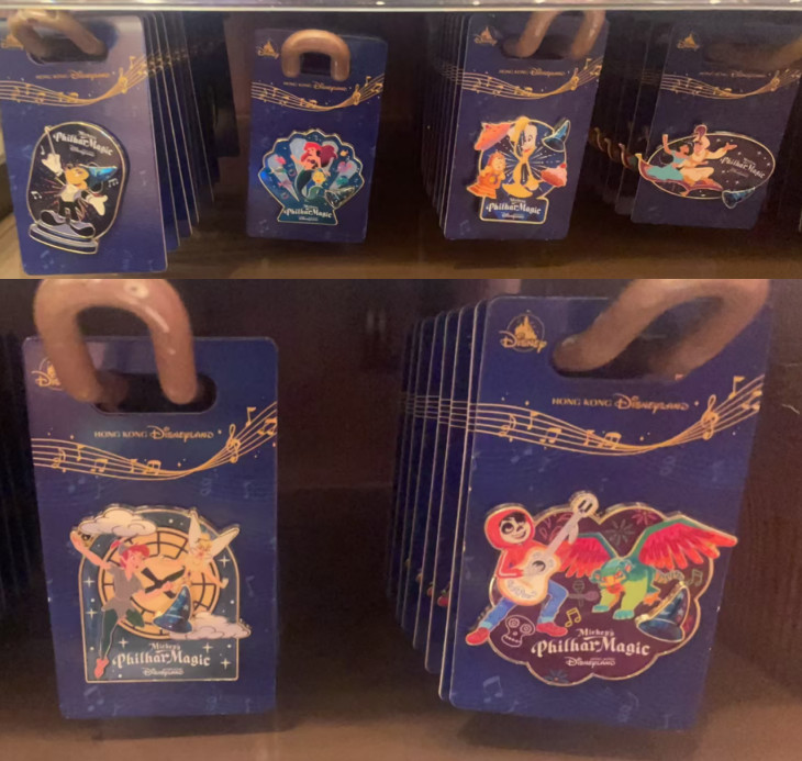 Genuine HKDL Pin 2026 Mickey's PhilharMagic Coco Mickey Aladdin Lumiere 6 Set Genuine HKDL Pin 2026 Mickey's PhilharMagic Coco Mickey Aladdin Lumiere 6 Set