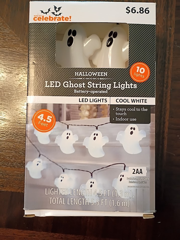 Halloween Led Ghost Strung Lights Halloween Led Ghost Strung Lights
