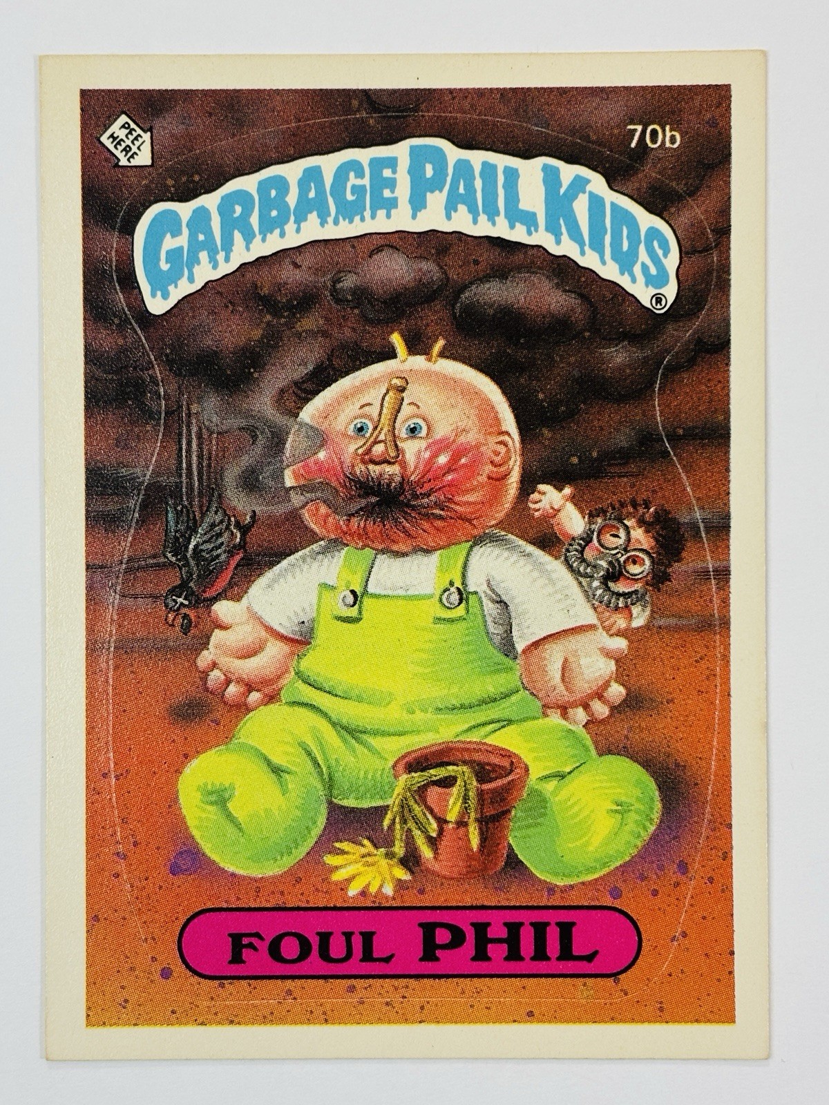 1985 Topps Garbage Pail Kids -Series 2 -Glossy #70b FOUL PHIL (NM) SEE PICS 1985 Topps Garbage Pail Kids -Series 2 -Glossy #70b FOUL PHIL (NM) SEE PICS
