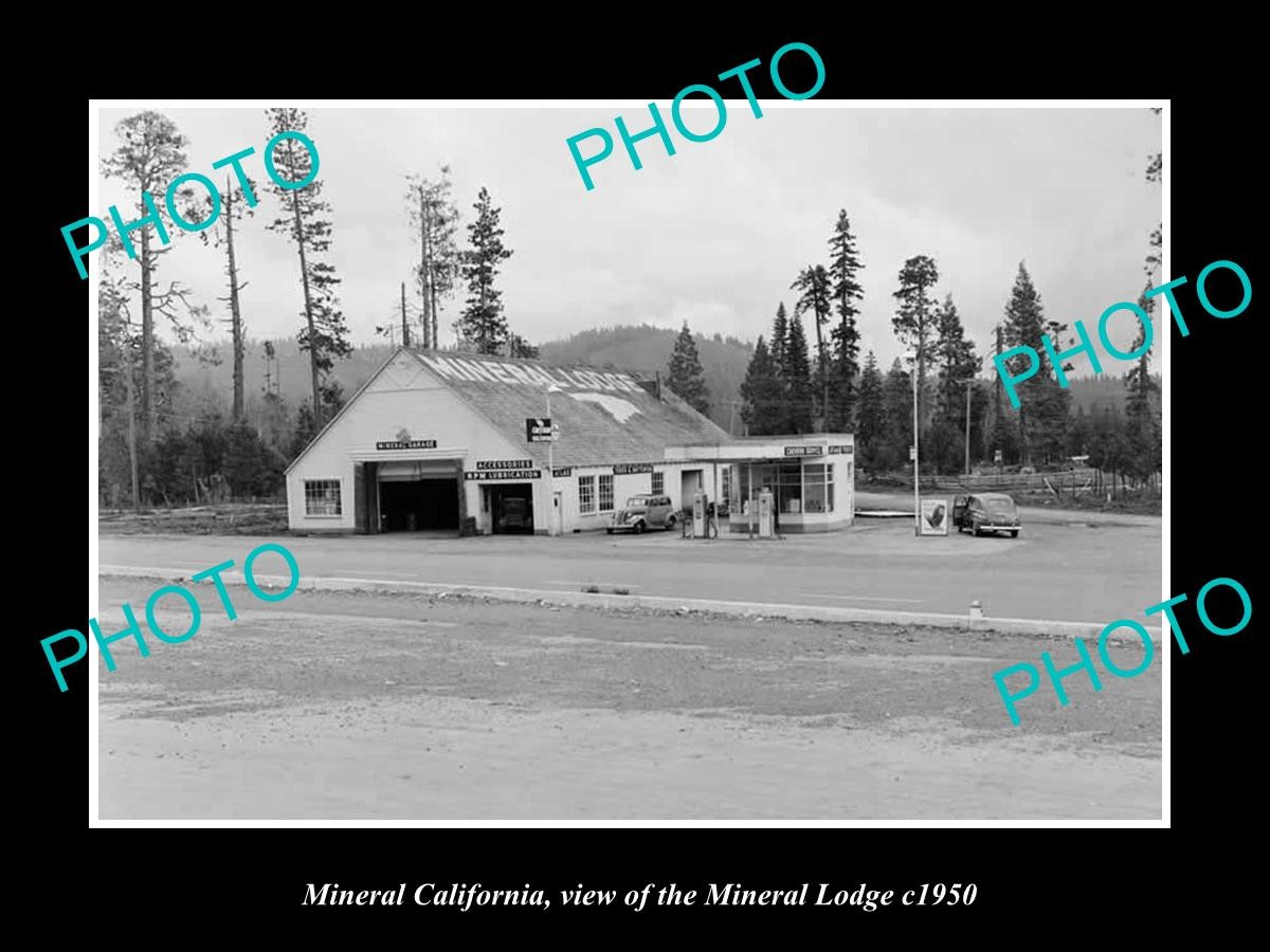 Mineral California View Of The Mineral Lodge c1950 Old Large Historic Photo Mineral California View Of The Mineral Lodge c1950 Old Large Historic Photo