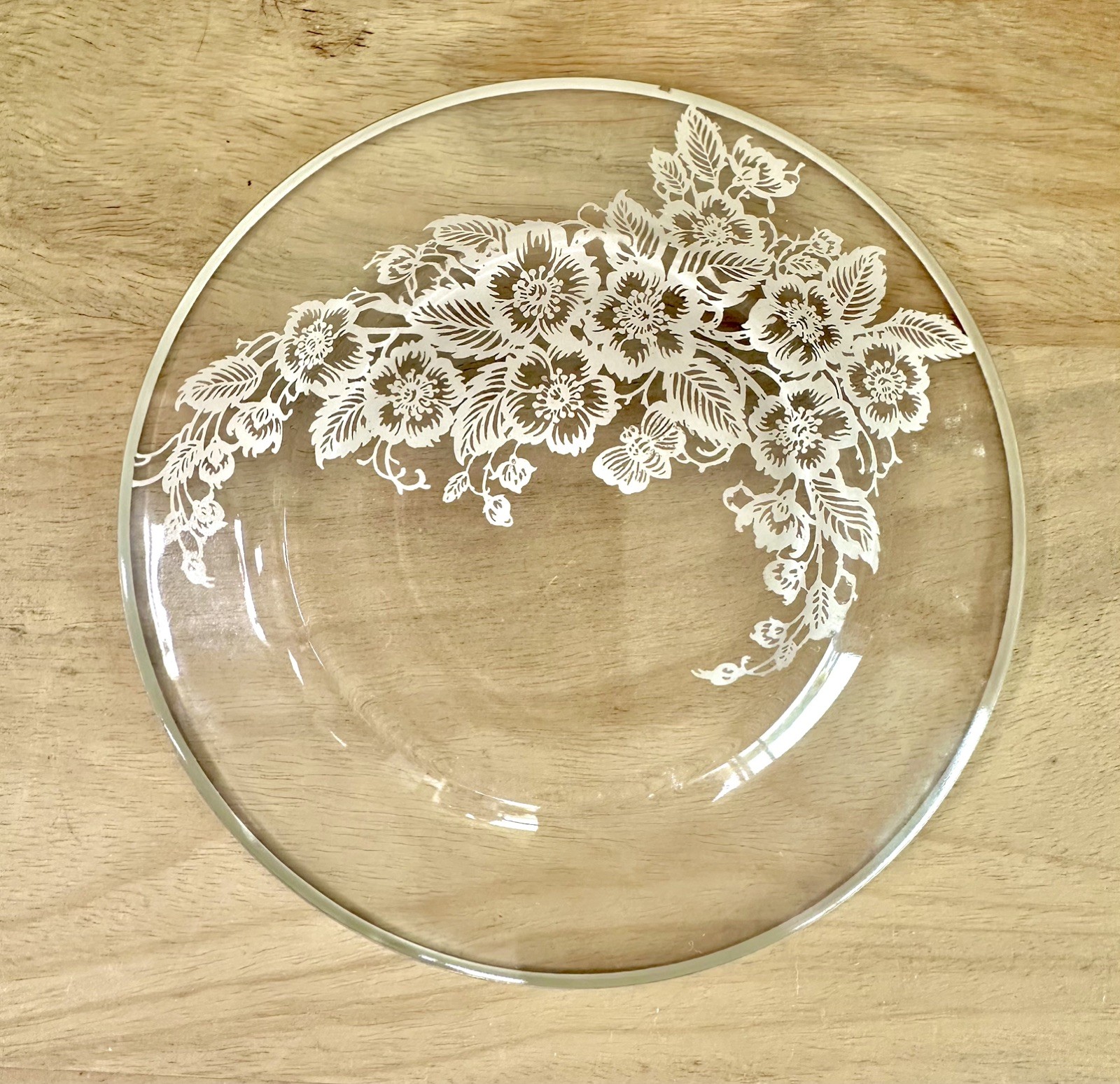 VTG “Springtime” Silver City Glass Co. Silver Overlay Plate, Unique Honeybee VTG “Springtime” Silver City Glass Co. Silver Overlay Plate, Unique Honeybee