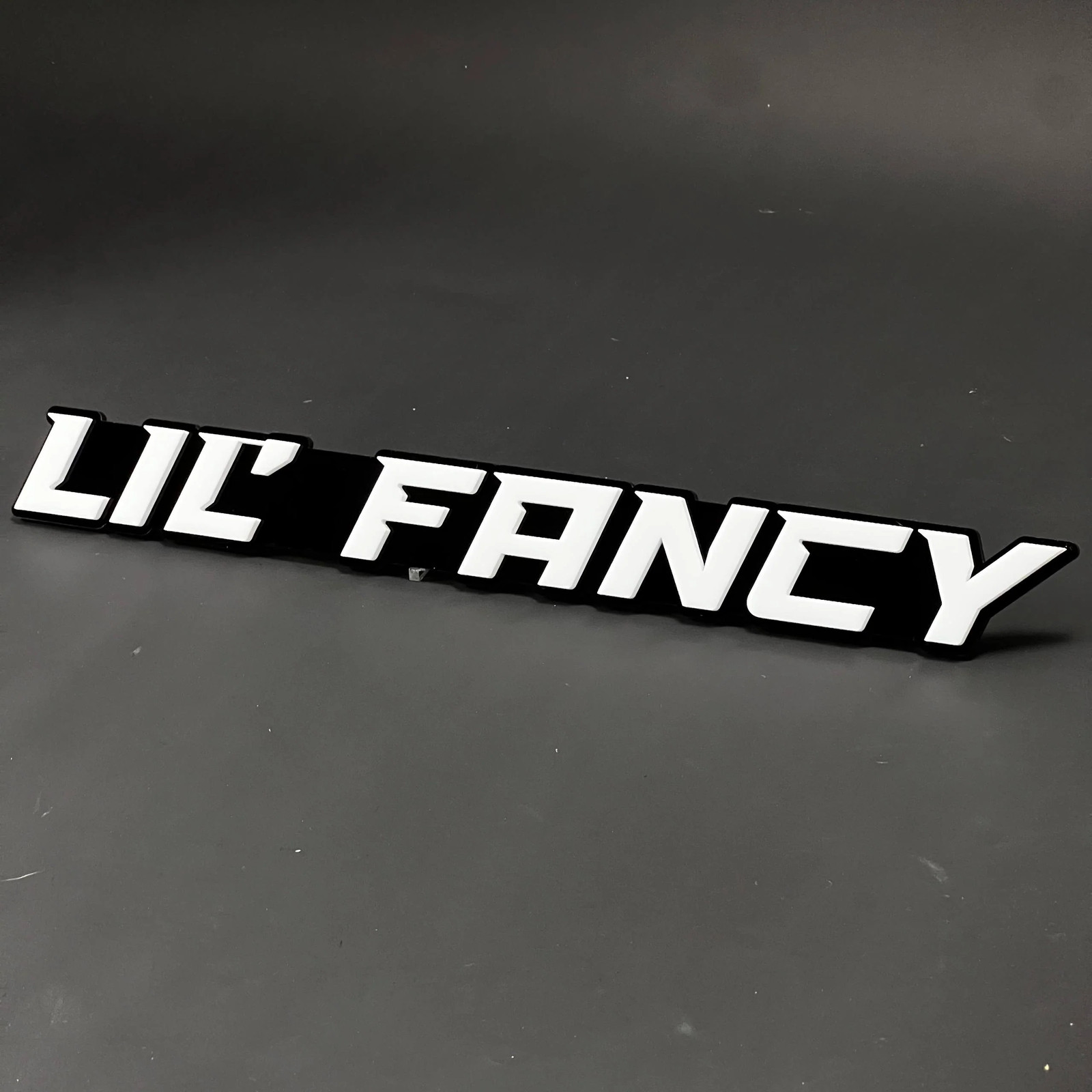 1PC LIL' FANCY 3D Acrylic Badge - Car Truck Emblem Fender Tailgate Trunk Sticker 1PC LIL' FANCY 3D Acrylic Badge - Car Truck Emblem Fender Tailgate Trunk Sticker