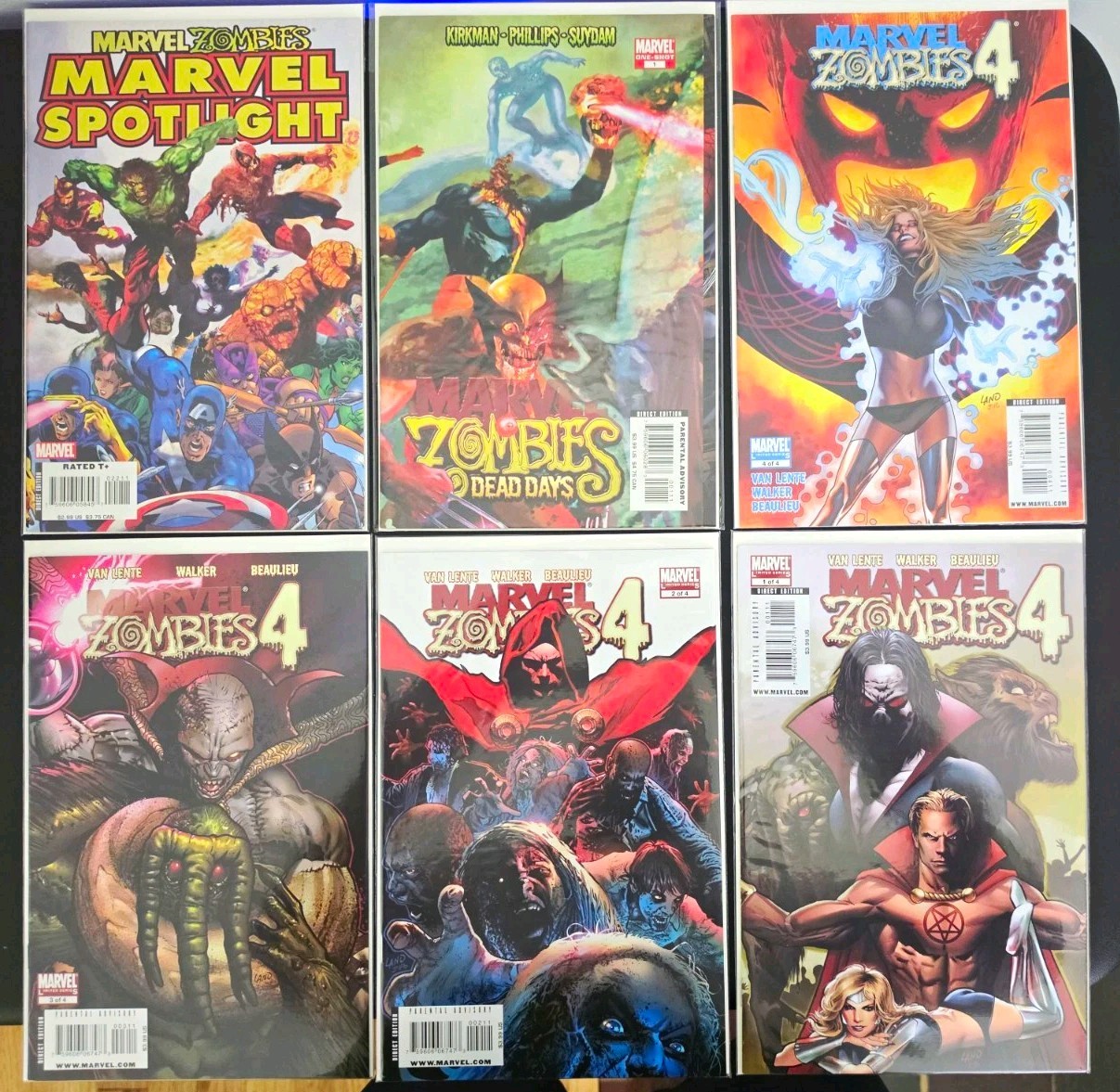Marvel Zombies 6 COMIC LOT Zombies 4 #1-4 COMPLETE + Dead Days + Spotlight Marvel Zombies 6 COMIC LOT Zombies 4 #1-4 COMPLETE + Dead Days + Spotlight