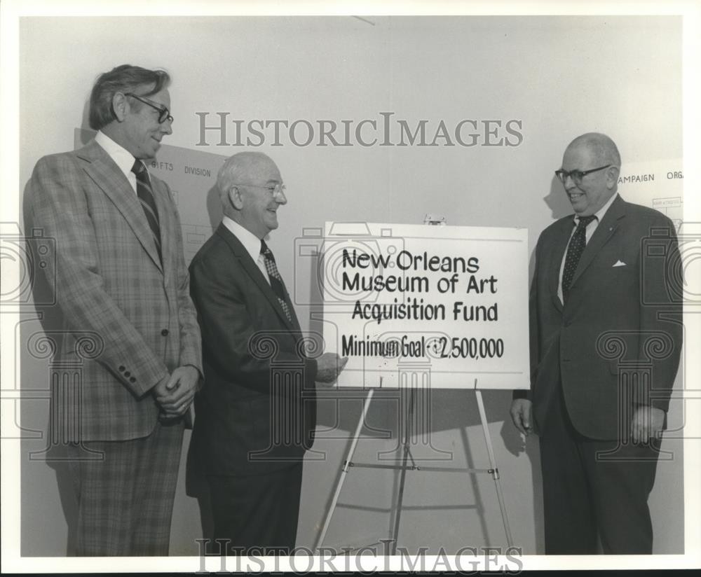 1976 Press Photo New Orleans Museum of Art Campaign Chairmen - noa91763