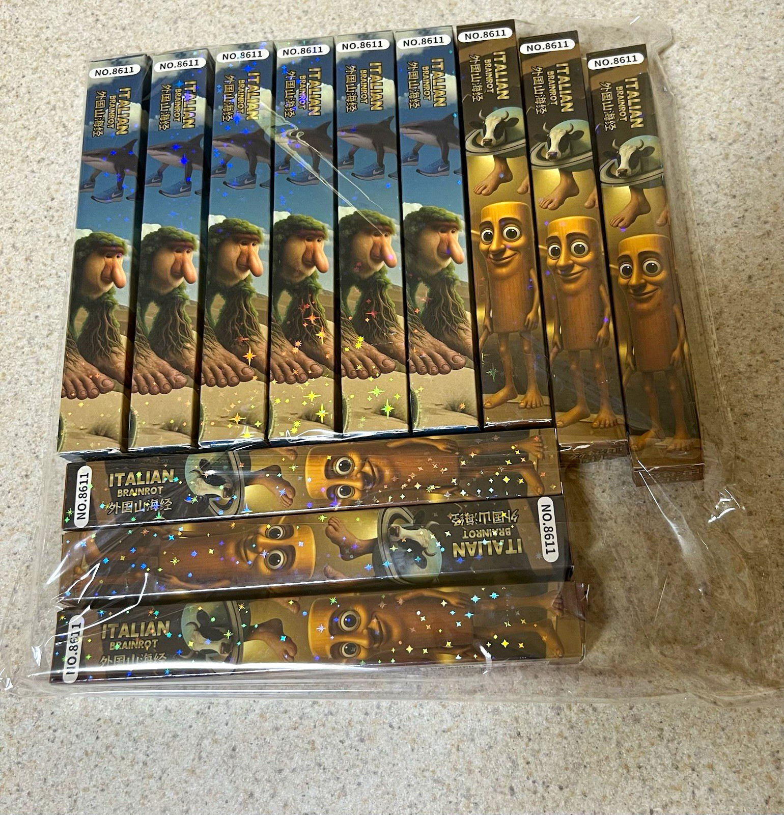 Italian Brainrot blind box pens 12 count