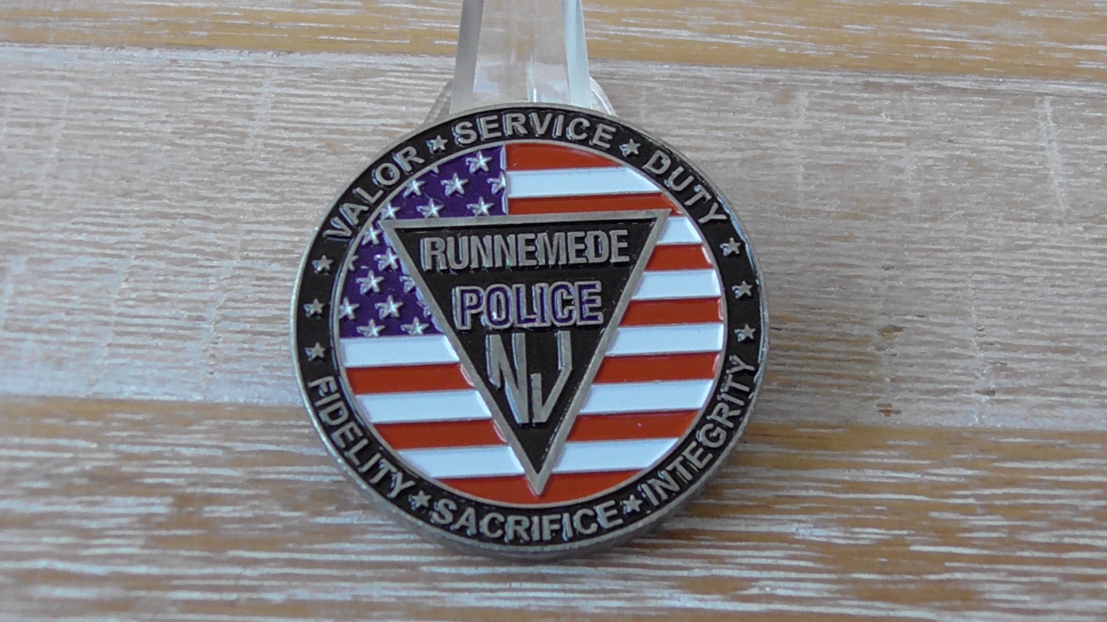 Runnemede Police Department 30th District NJ Challenge Coin #G75