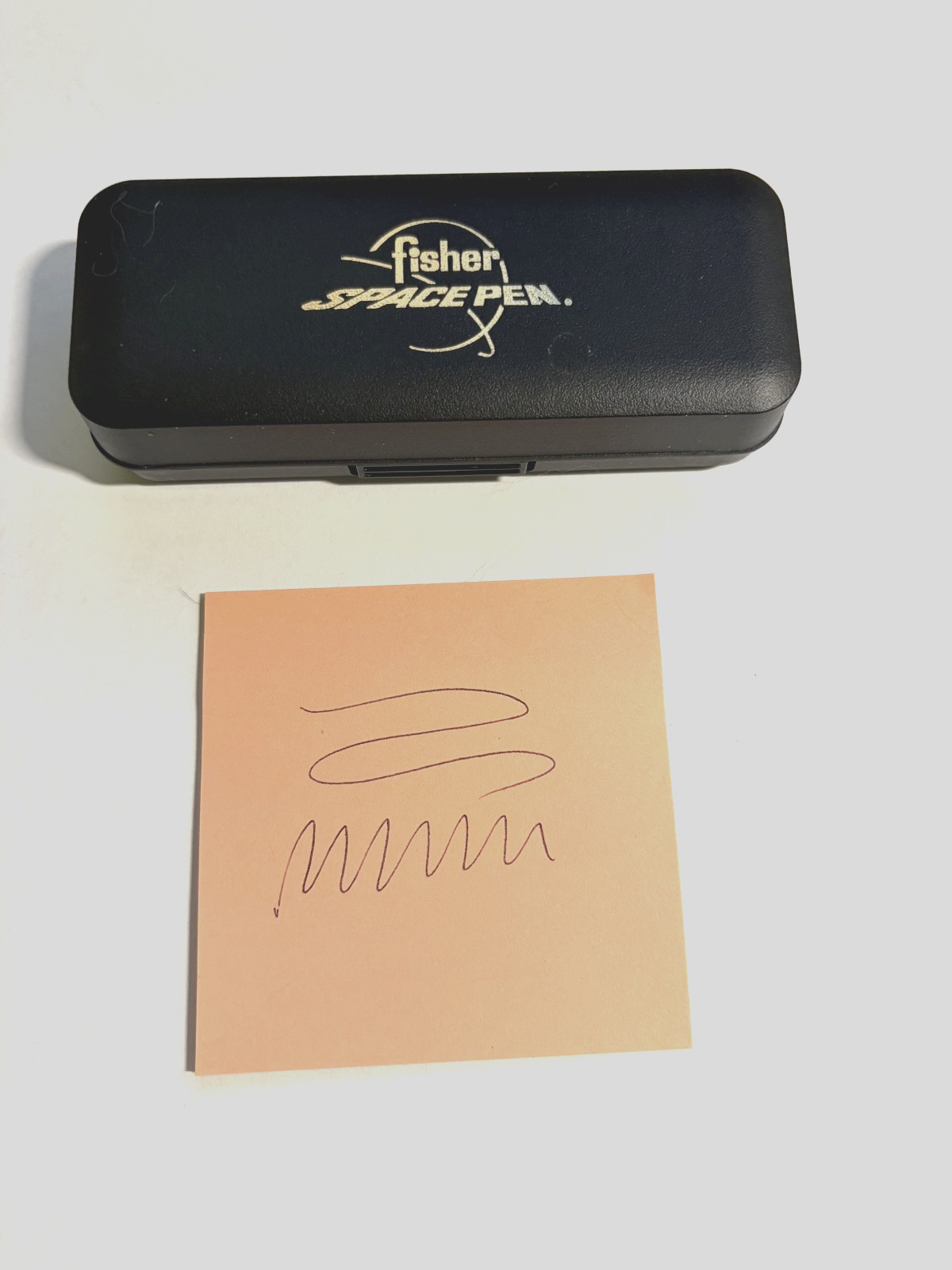 VTG Fisher Space Pen Matte Black Bullet /Case/ Unused** / MINT / 