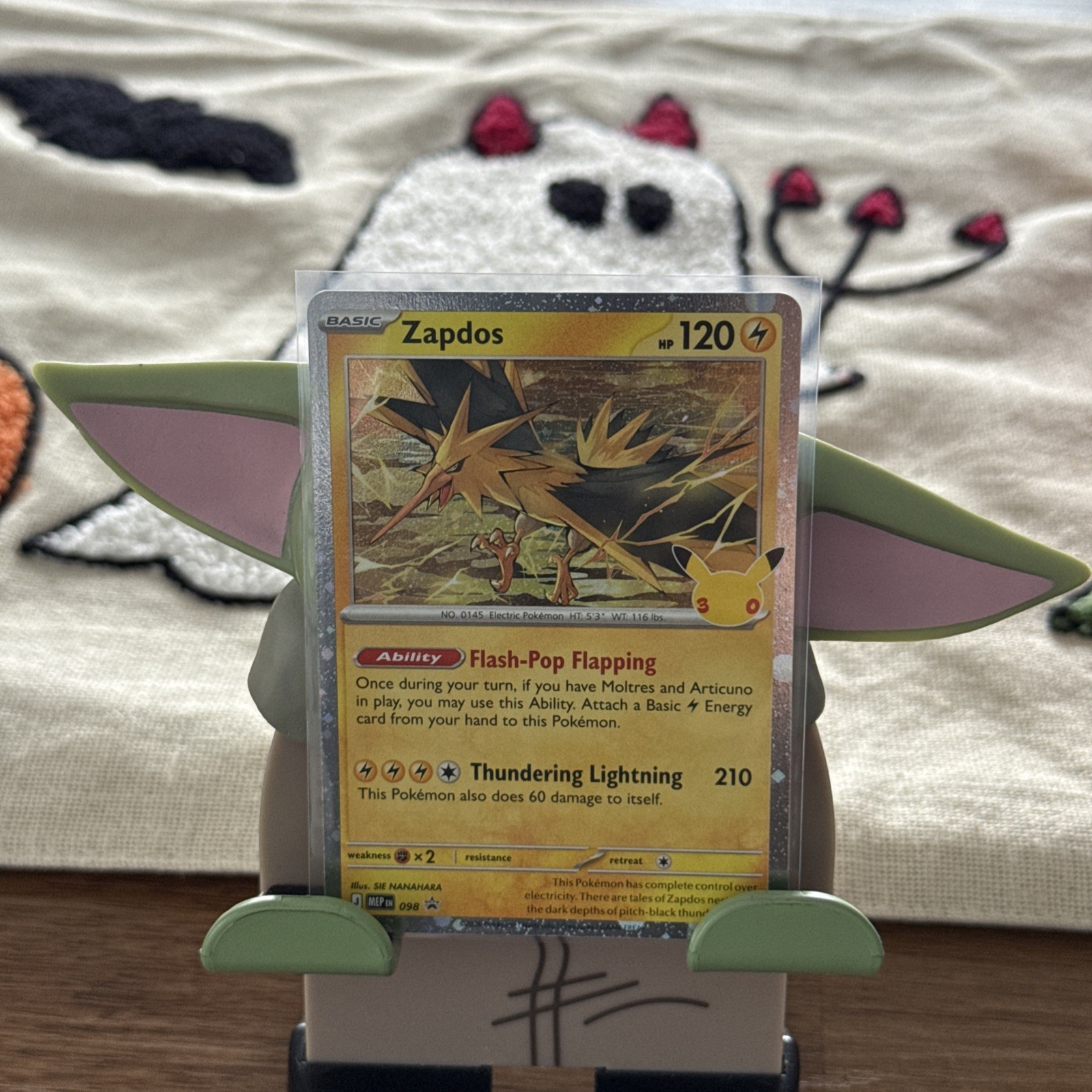 LOT OF 3: Moltres, Zapdos, Articuno 096 097 098 Pokemon 30th Celebration Promos 