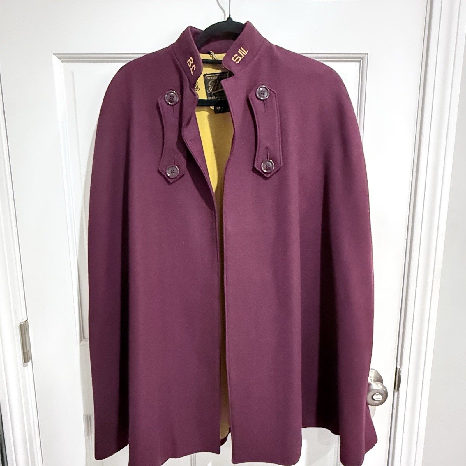 Vintage Bruck’s Boston College Nursing Cape Maroon And Gold #nursing #vintage