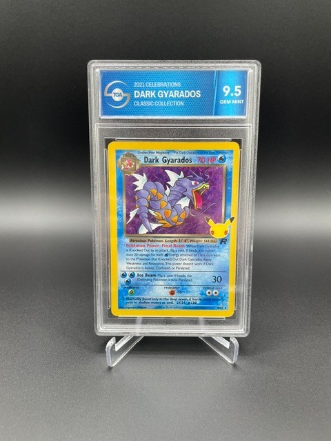2021 POKÉMON CELEBRATIONS CLASSIC COLL. #8/82 DARK GYARADOS TCG 9.5 GEM MINT PSA