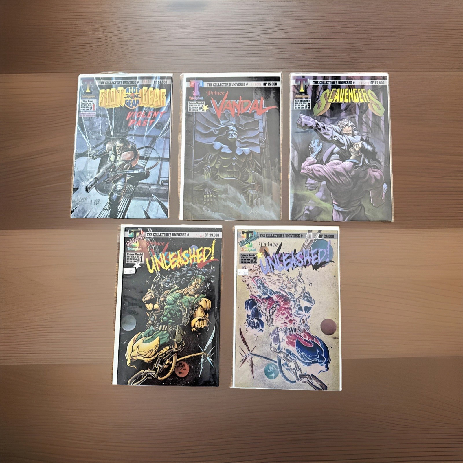 Collector's Universe Limited Edition Comic Lot Violent Messiah Vandal Unleashed