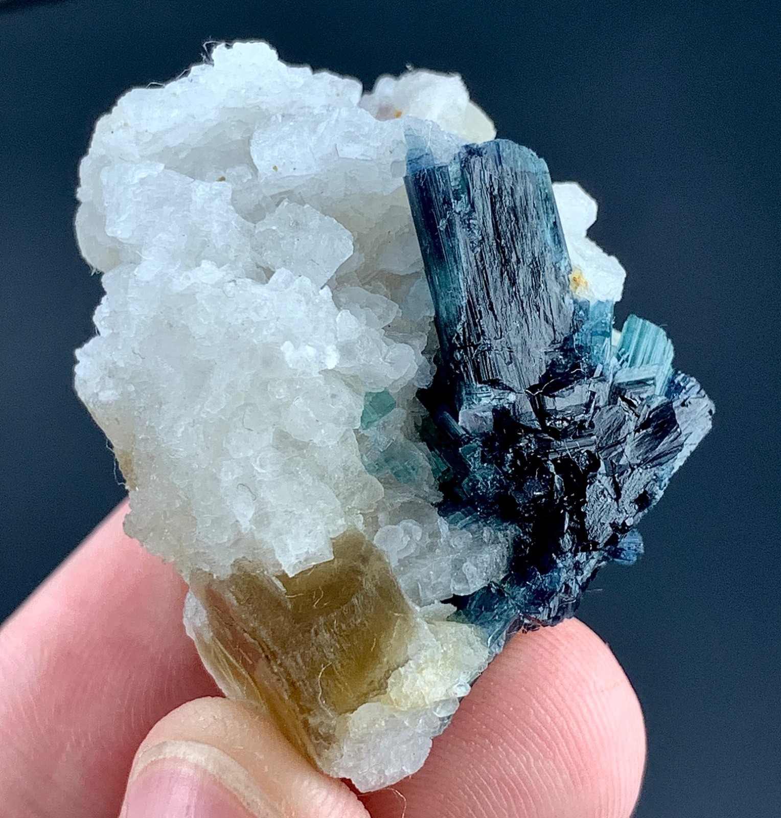 125 CTs Natural Indicolite Tourmaline Crystal specimen from Afghanistan