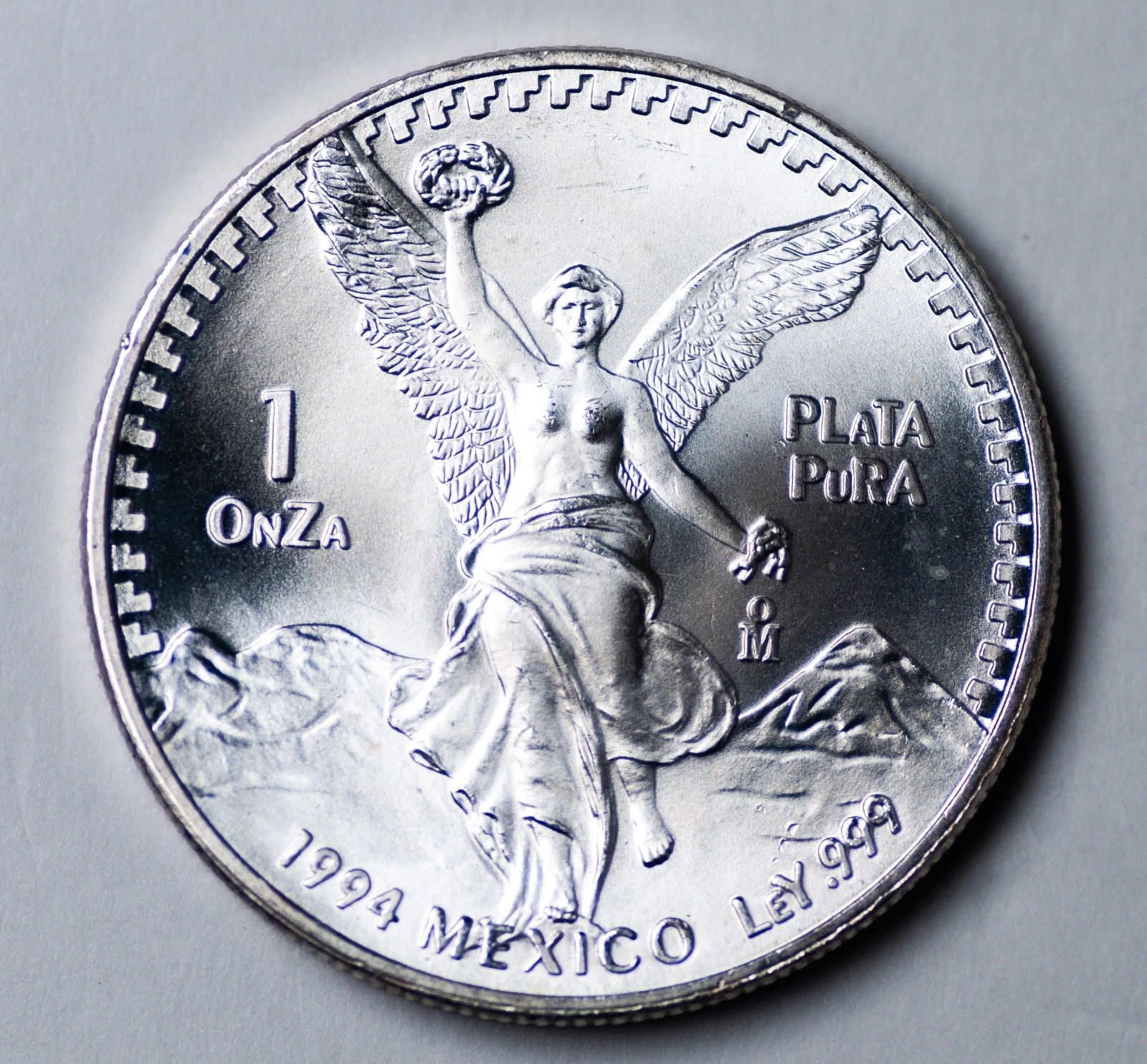 1994-Mo Mexico 1 oz SiIver Libertad Onza BU 1994-Mo Mexico 1 oz SiIver Libertad Onza BU