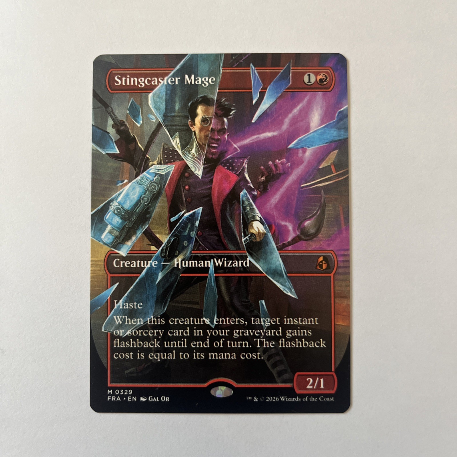 Magic The Gathering Stingcaster Mage Borderless