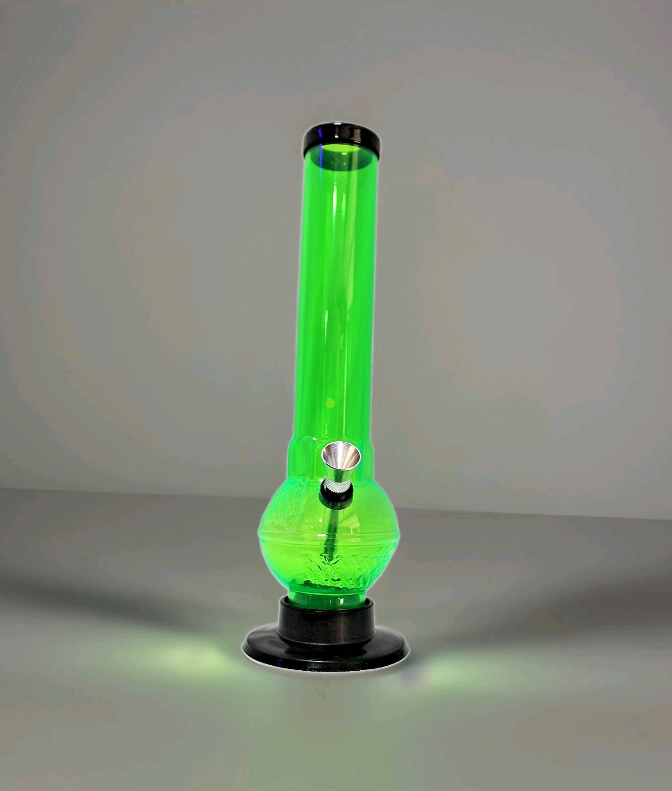 Translucent Green acrylic double-bubble water pipe 12\ Translucent Green acrylic double-bubble water pipe 12\