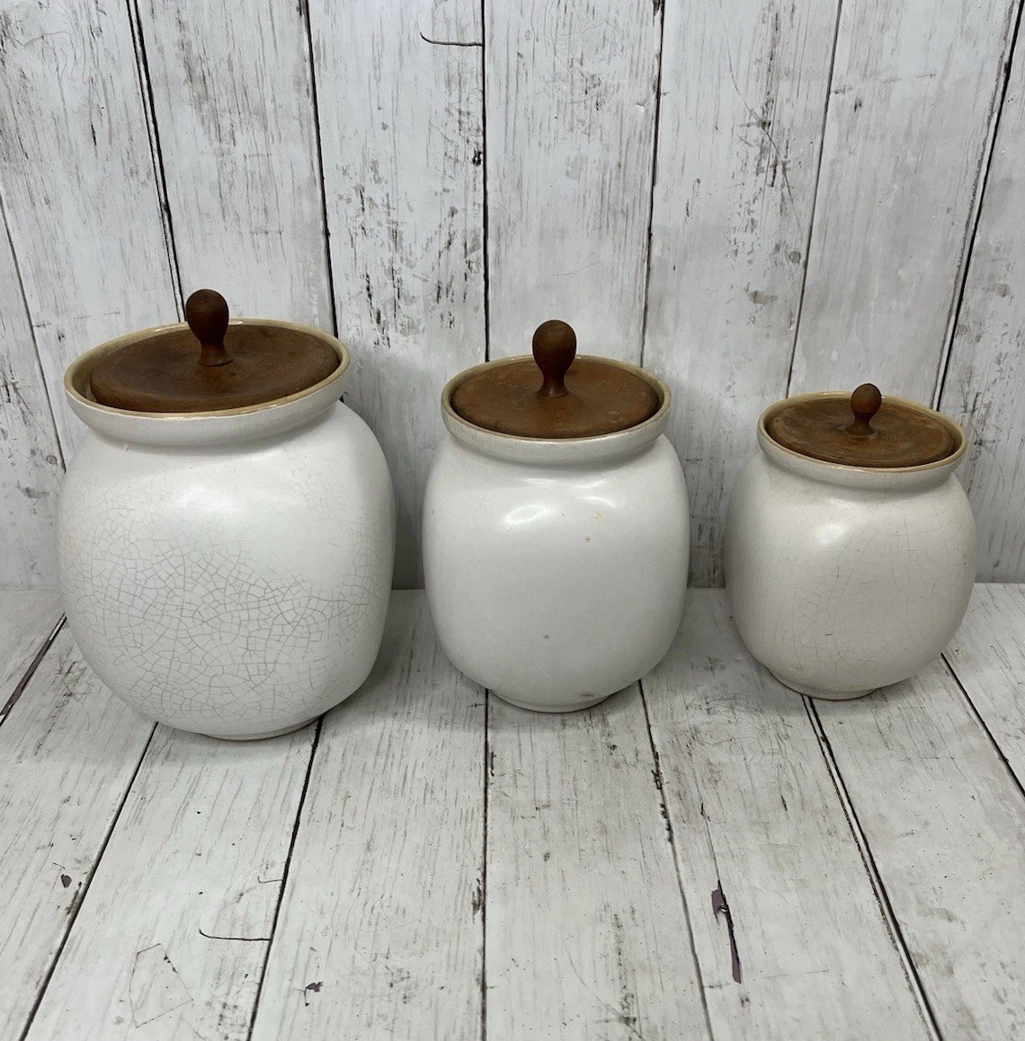 Vintage Kenji Fujita Freeman Lederman Minimalist Jar Canister Set MCM Imperfect Vintage Kenji Fujita Freeman Lederman Minimalist Jar Canister Set MCM Imperfect
