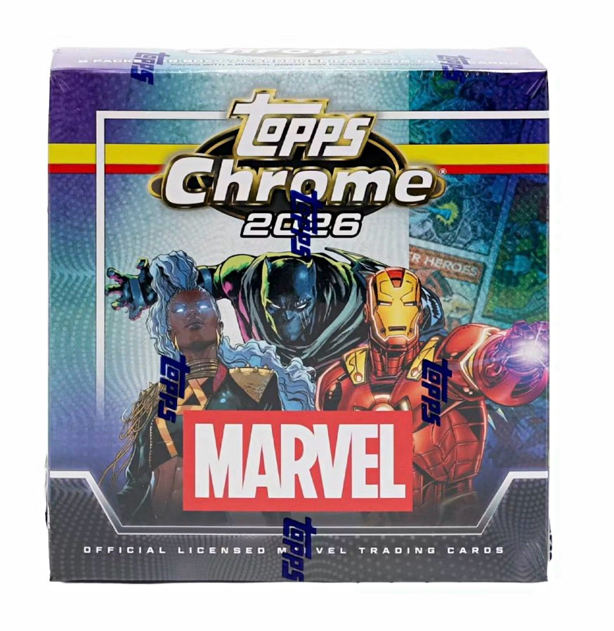 2026 Topps Chrome Marvel Mega Box 2026 Topps Chrome Marvel Mega Box