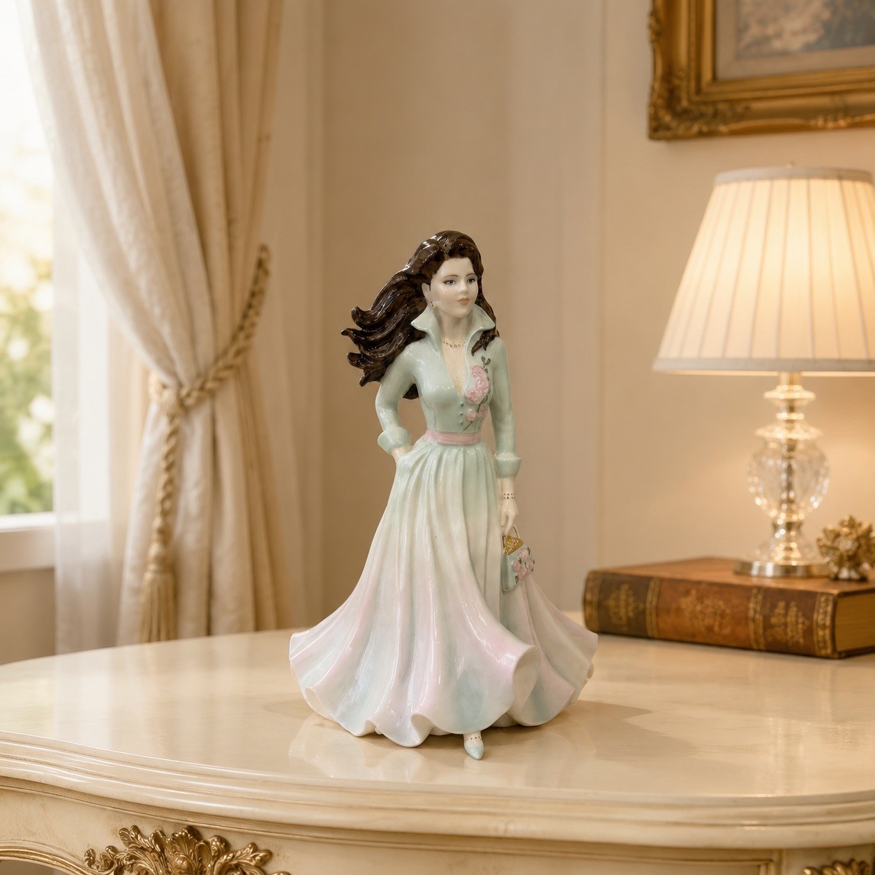 Vintage Coalport Sarah Figurine, Ladiesof Fashion Bone China, Jack GlynnEngland 