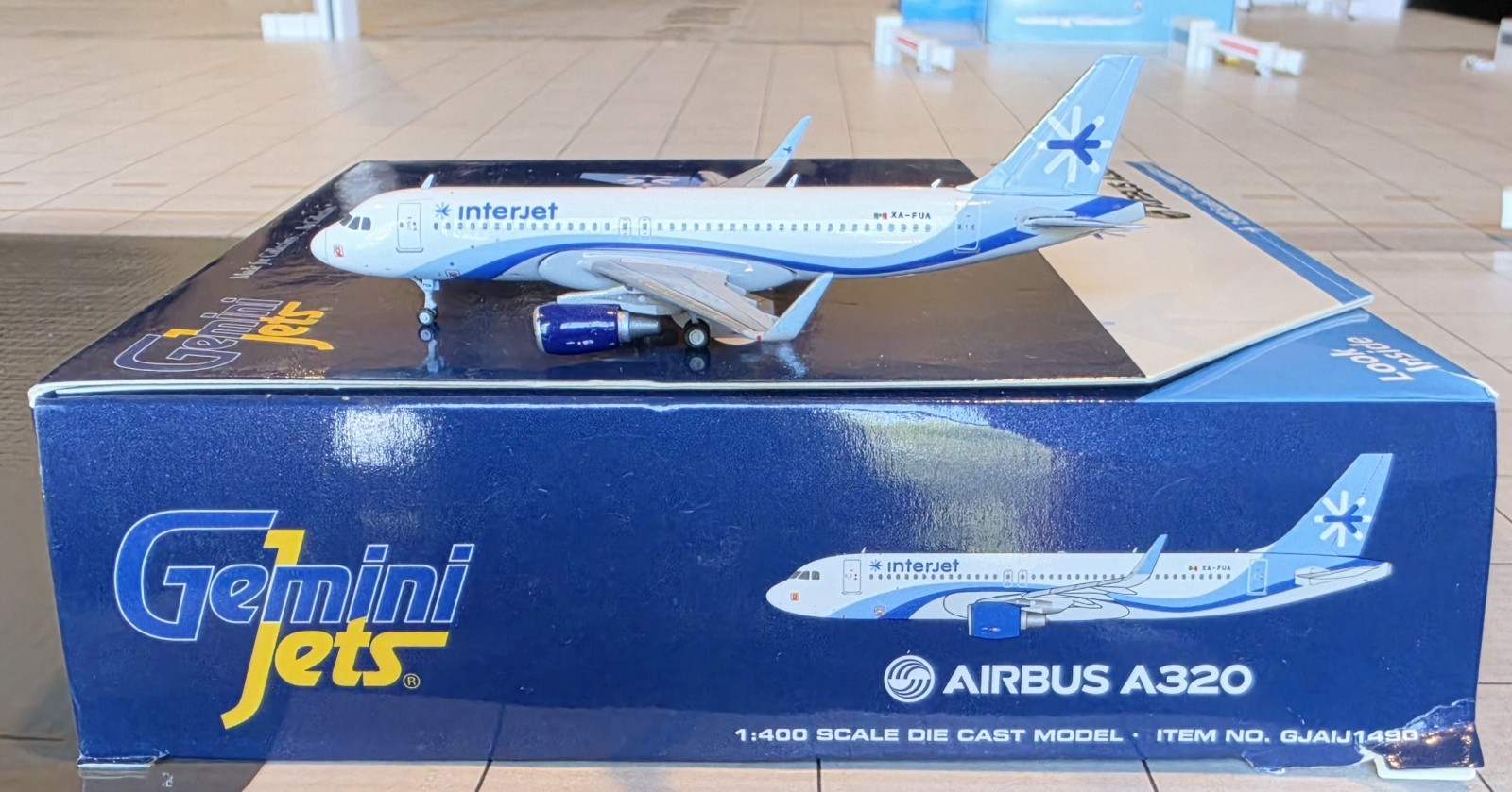 INTERJET A320 Gemini Jets 1/400 GJAIJ1490 INTERJET A320 Gemini Jets 1/400 GJAIJ1490