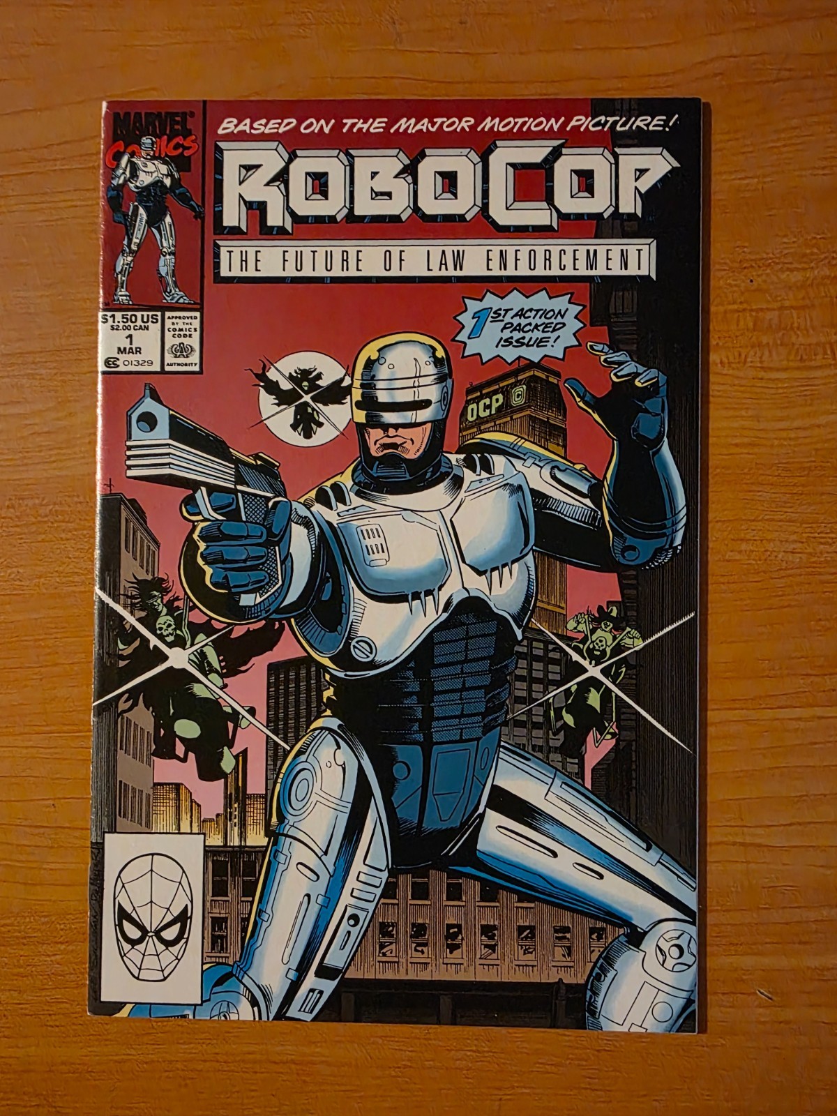 Robocop #1 Direct Market Edition ~ NEAR MINT NM ~ 1990 Marvel Comics