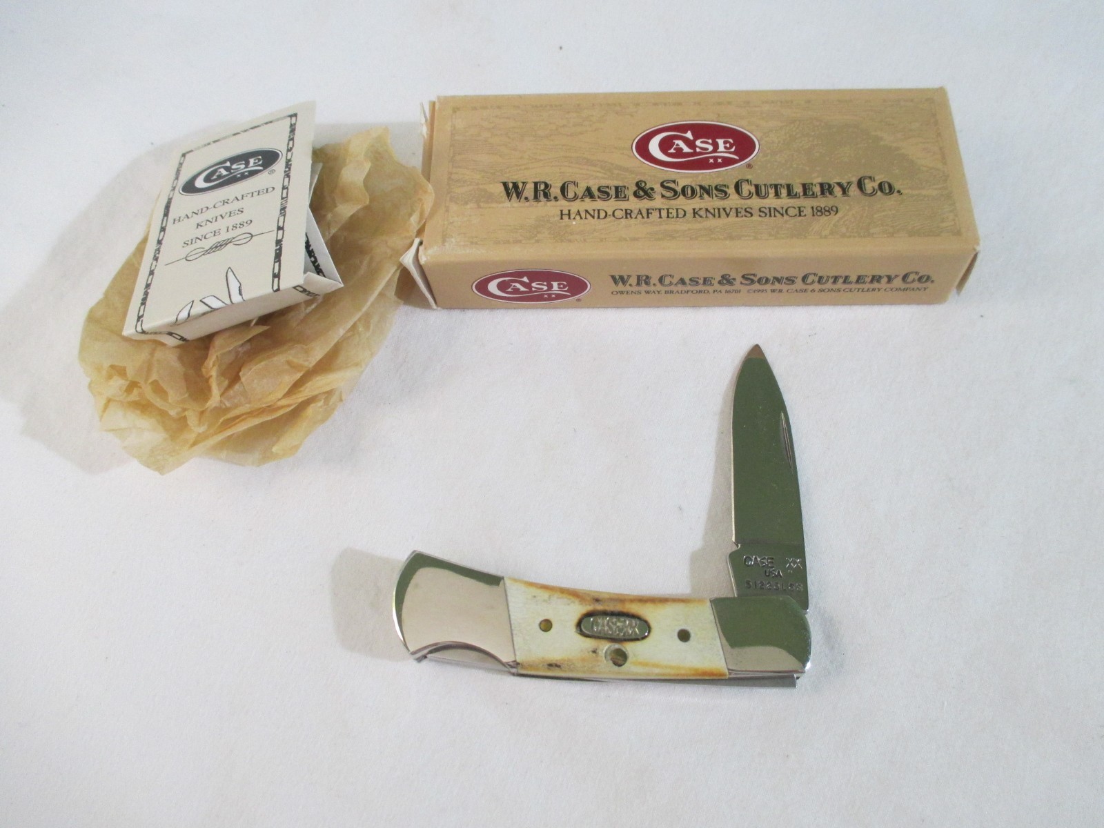 Case XX 1999 Small Stag Lockback Knife 51225 L SS, Item 00061