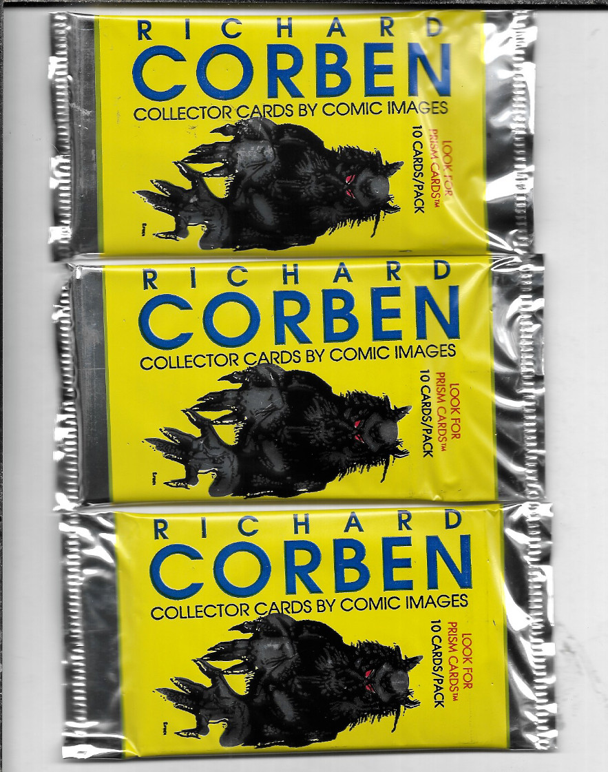 Richard Corben 1993 Comic Images Collector Cards 3 Packs 10 Each Heavy Metal Art