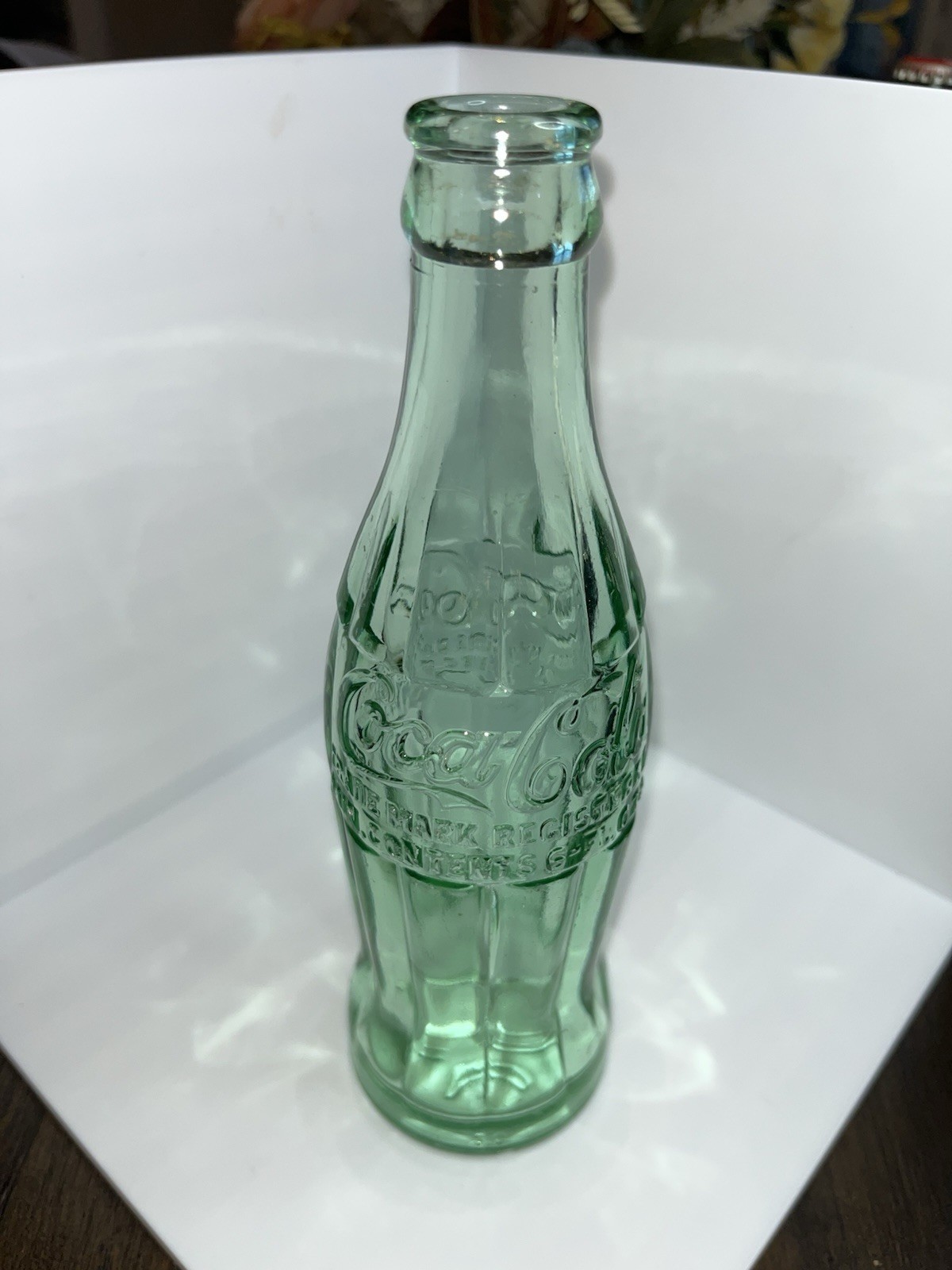 Coca-Cola 6oz Glass Bottle Marion, NC. Patent Dec 25th 1923: 1934 Chattanooga