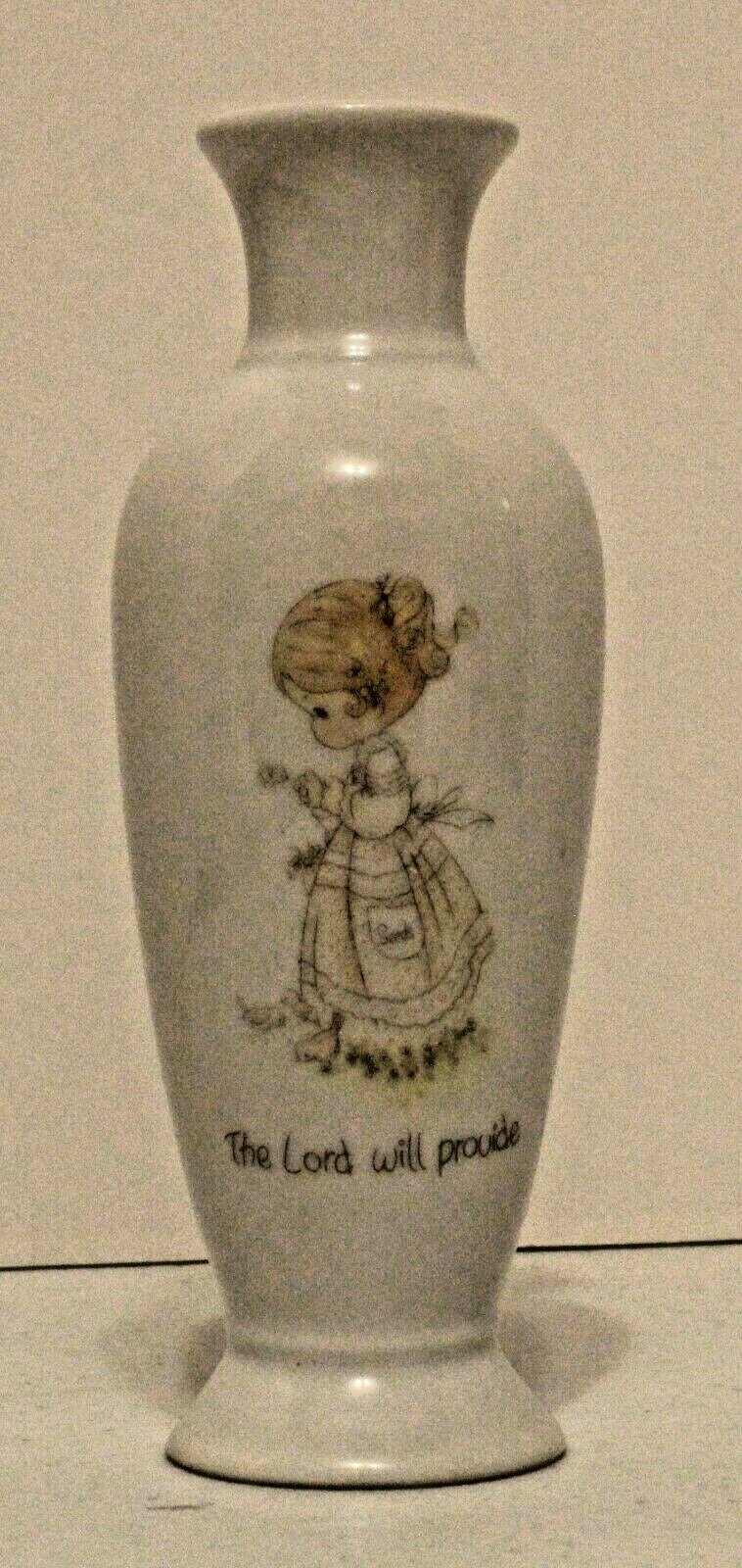 1985 Precious Moments Petite Vase 6.5 1985 Precious Moments Petite Vase 6.5
