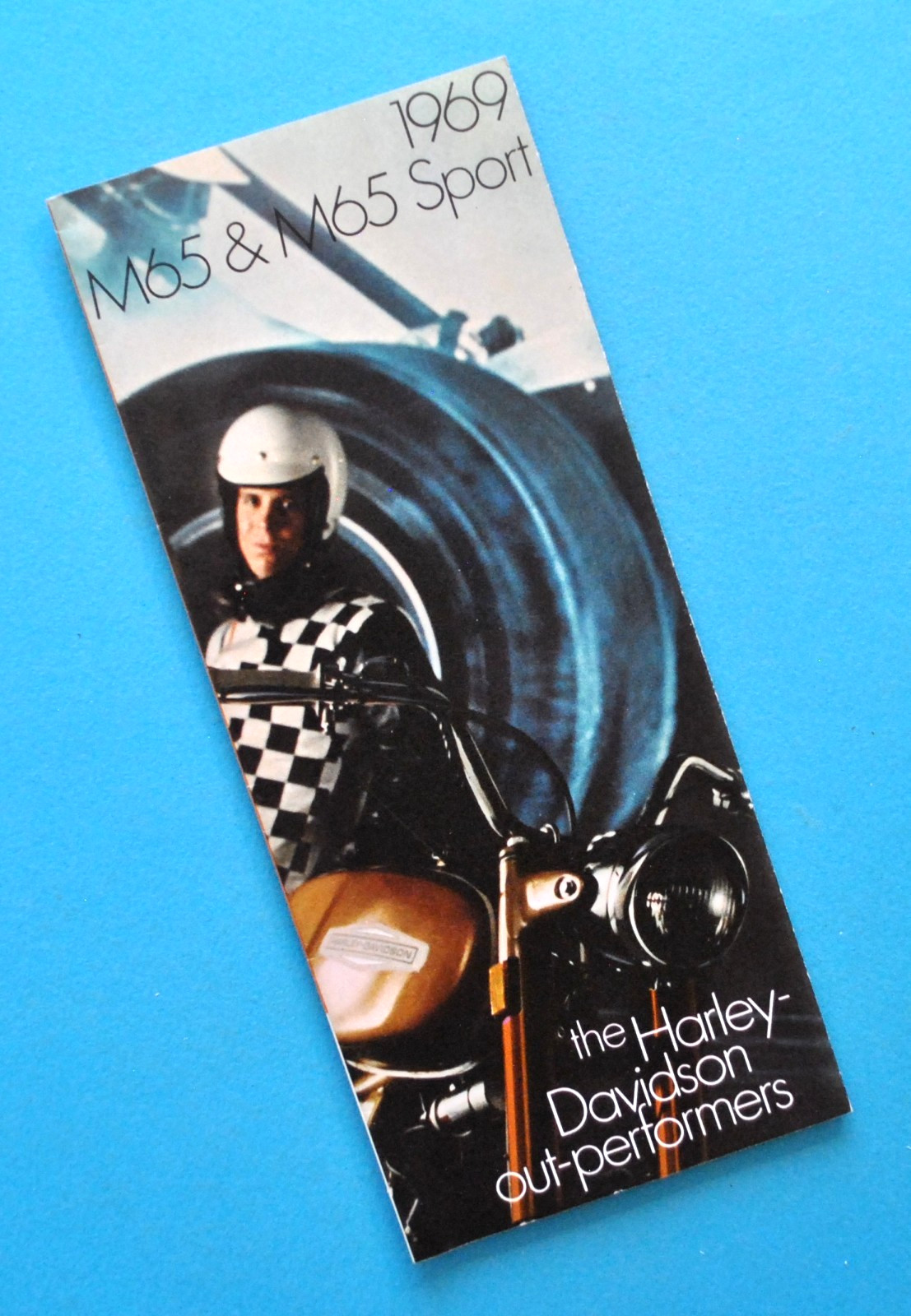 Original Vintage 1969 Harley Davidson M65 & M65 Sport Motorcycle Brochure
