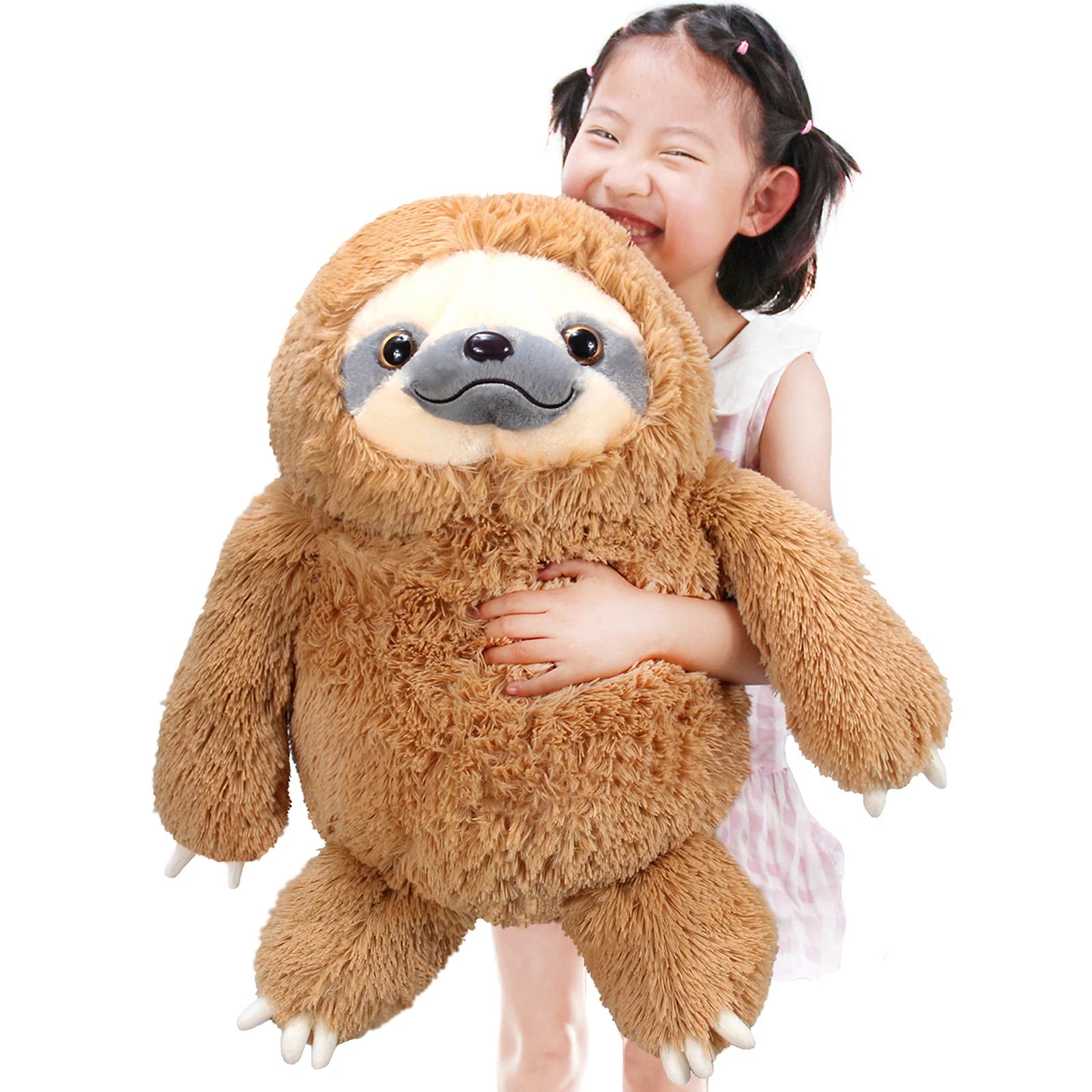 Winsterch Large Sloth Stuffed Animalkids Fluffy Stuffed Sloth Teddy Bear