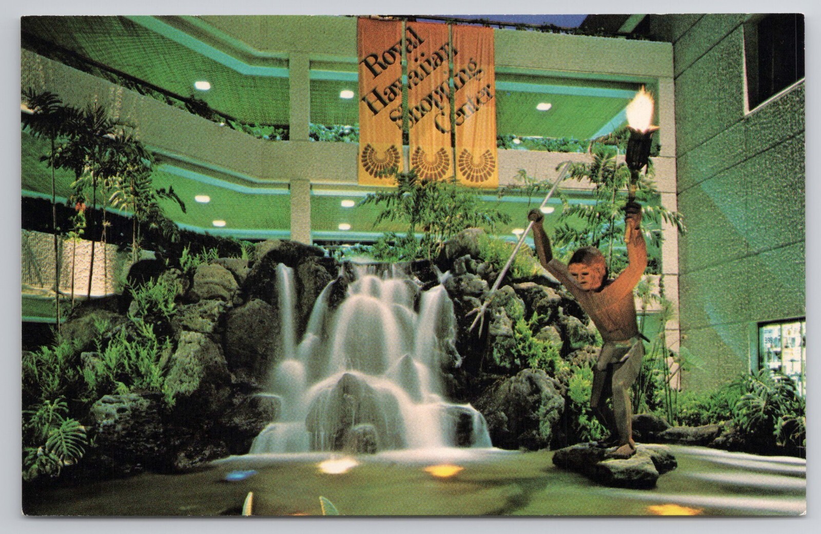 Royal Hawaiian Shopping Center Waikiki Hawaii HI Unp Chrome Postcard