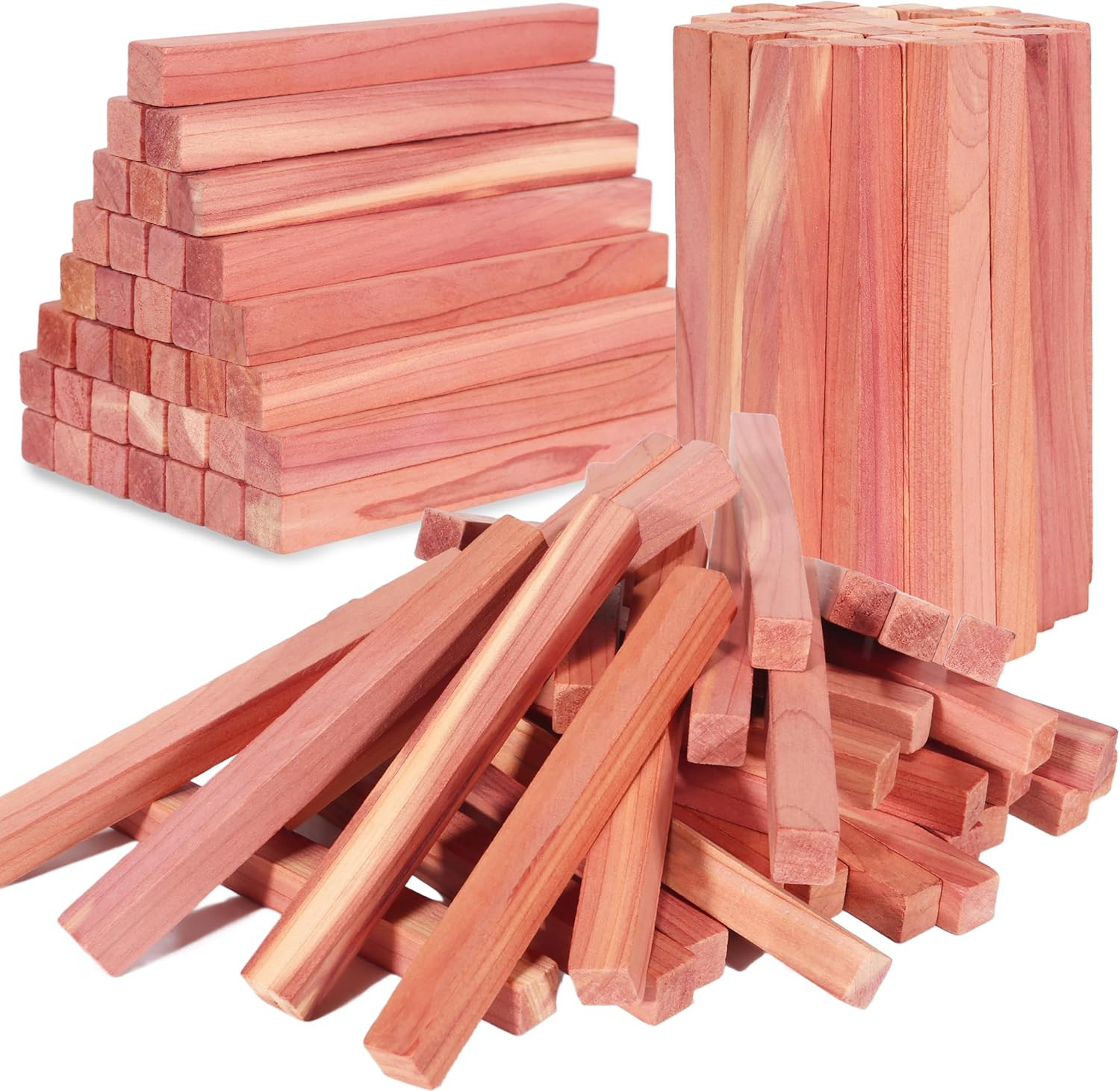 UNIVIVO Cedar Blocks for Clothes Storage, 100% Aromatic Red Cedar Wood Sticks Ch UNIVIVO Cedar Blocks for Clothes Storage, 100% Aromatic Red Cedar Wood Sticks Ch