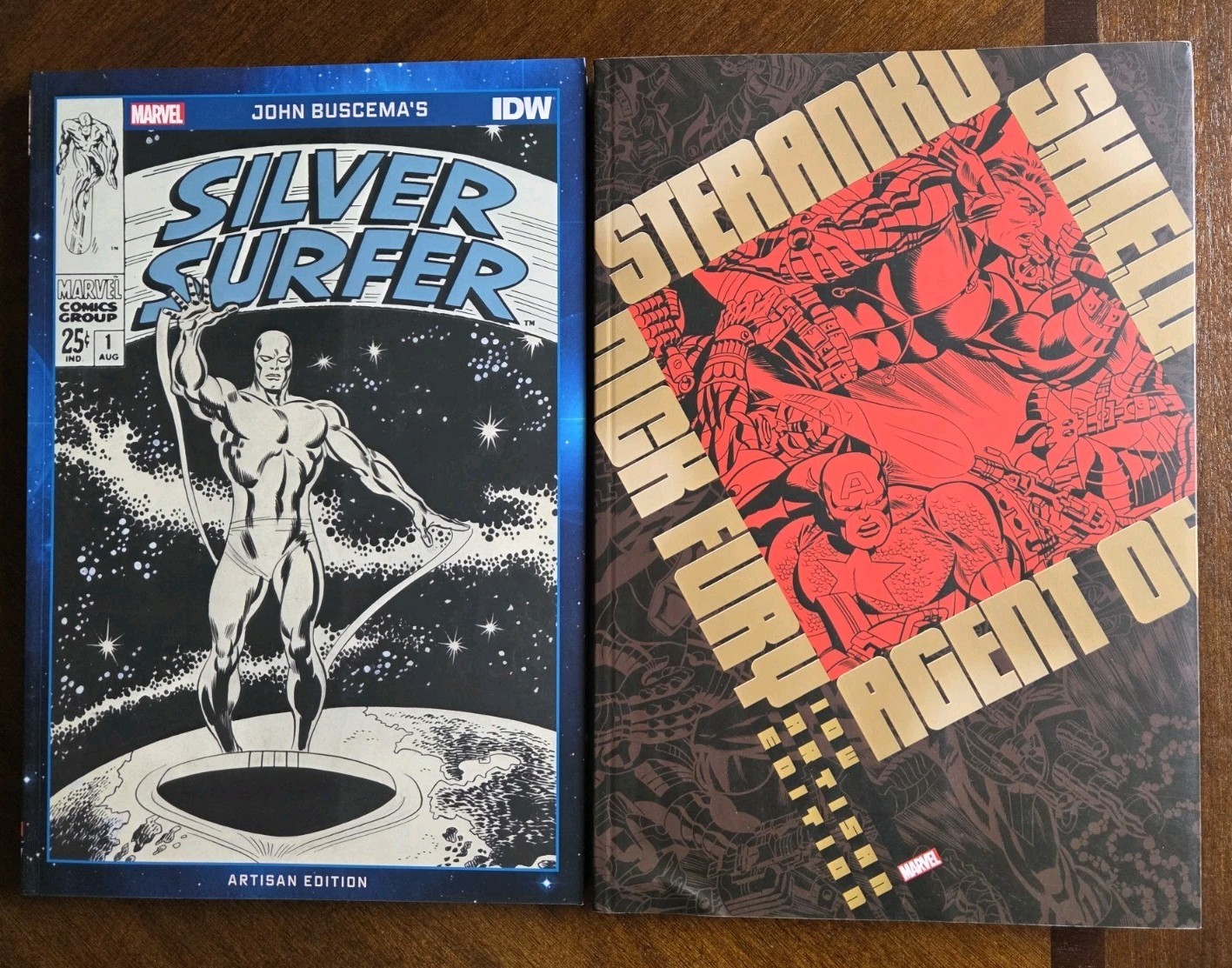 Steranko Nick Fury, Agent of SHIELD & Buscema Surfer Artisan Editions IDW SC New