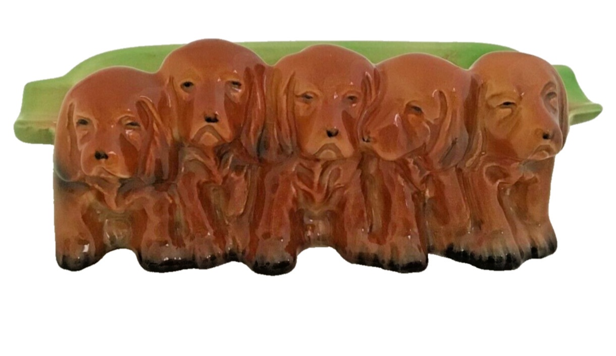 Beswick Five Dog Ashtray Model # 869 Issued 1940-1967 Vintage