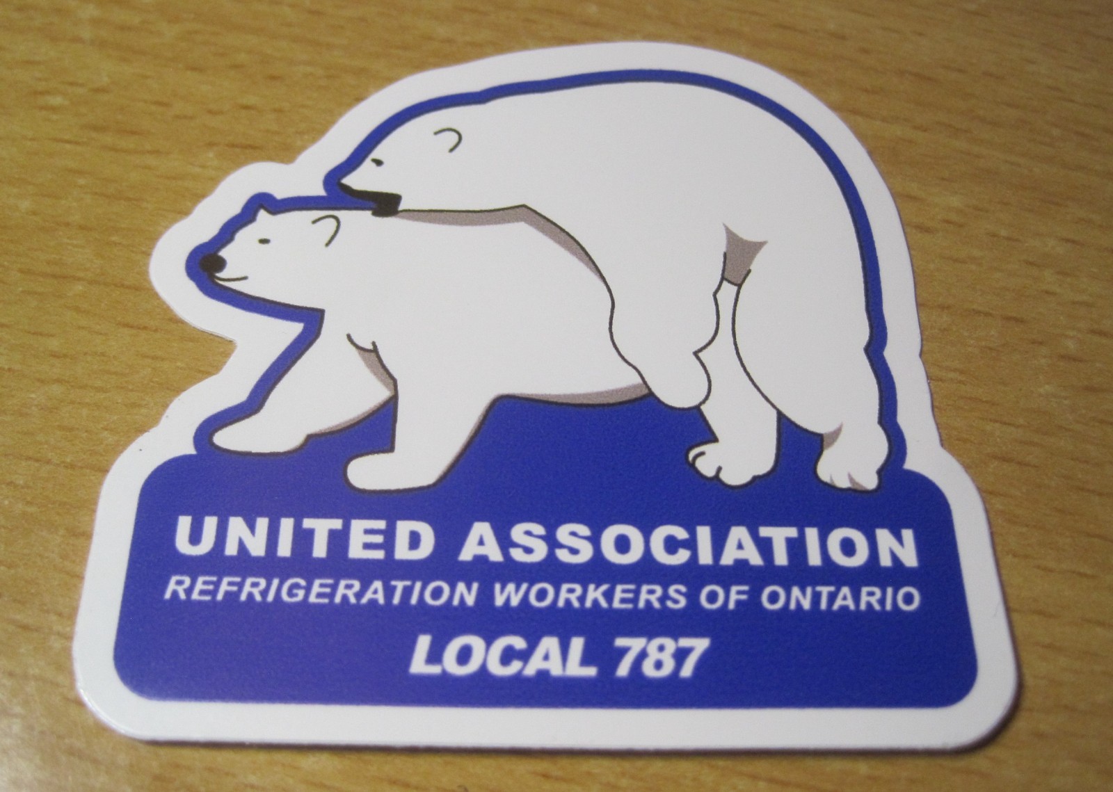 UNITED ASSOCIATION REFRIGERATION WORKERS ONTARIO LOCAL 787 PIPEFITTERS Sticker
