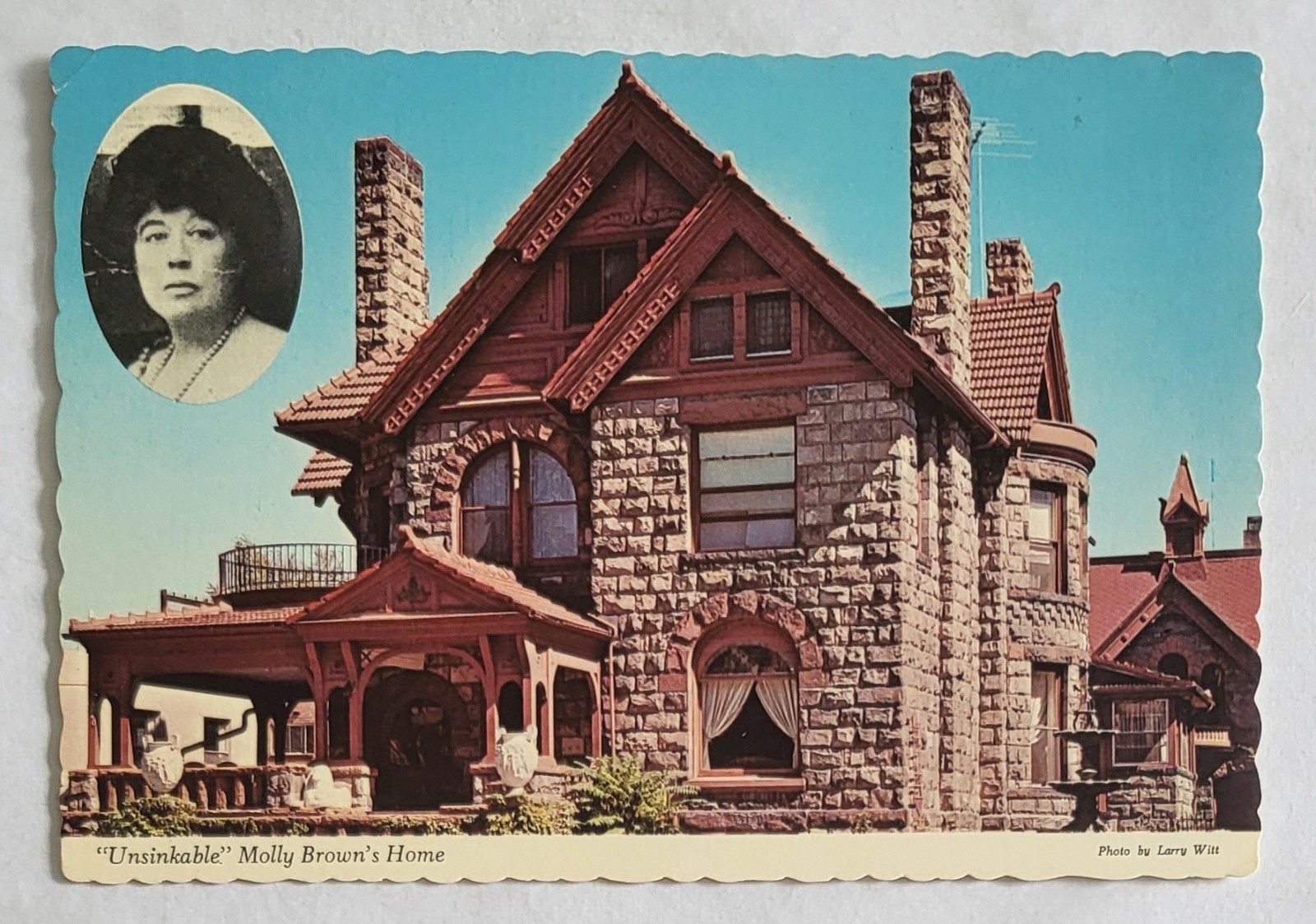 Postcard....Unsinkable Molly Brown's Home in Denver, Colorado, Chrome, 4x6 Postcard....Unsinkable Molly Brown's Home in Denver, Colorado, Chrome, 4x6