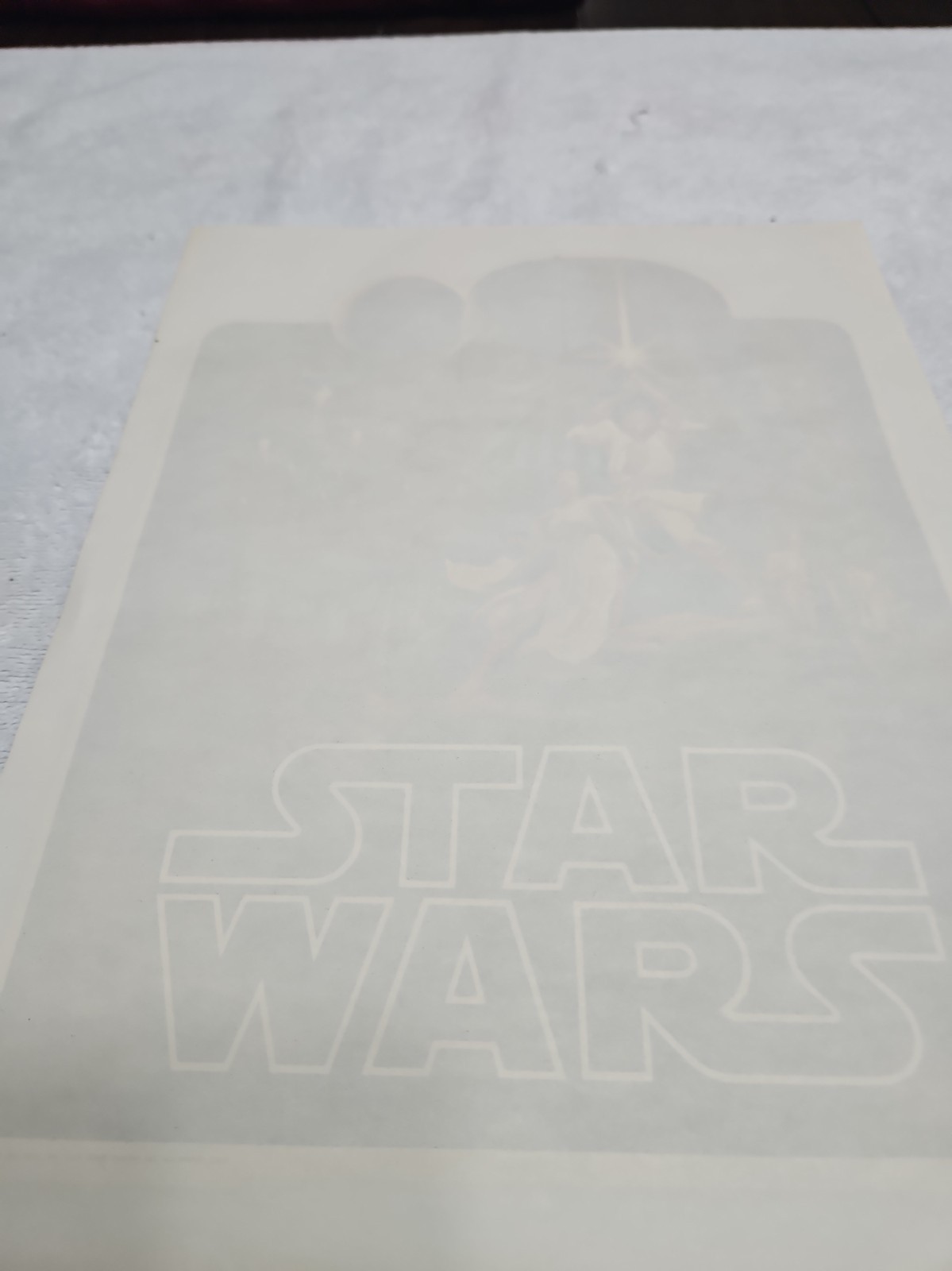 Vintage Star Wars IRON ON T-SHIRT TRANSFERS 107