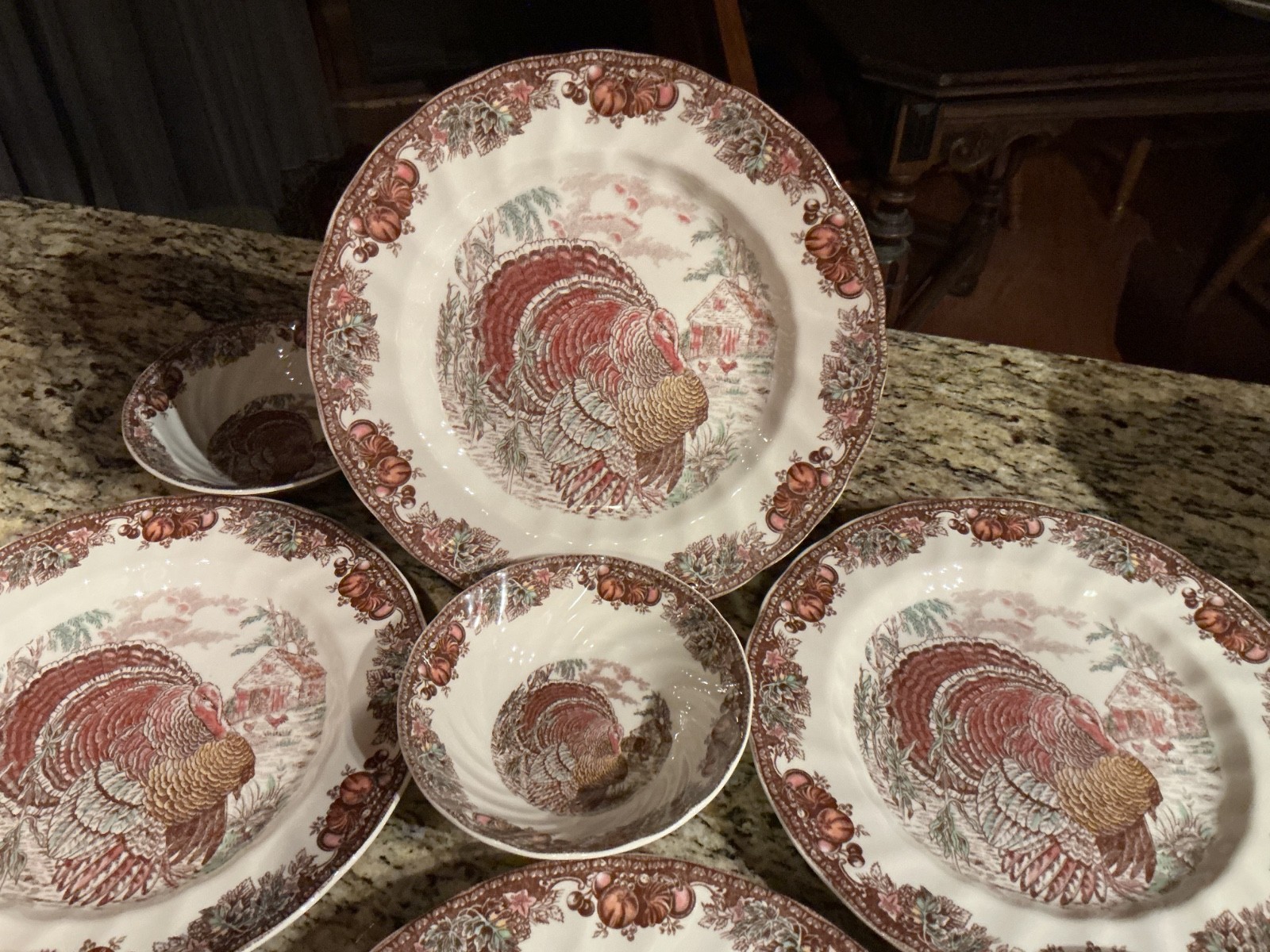 Johnson Bros. Autumn Monarch Dinner & Bowls (8) Johnson Bros. Autumn Monarch Dinner & Bowls (8)