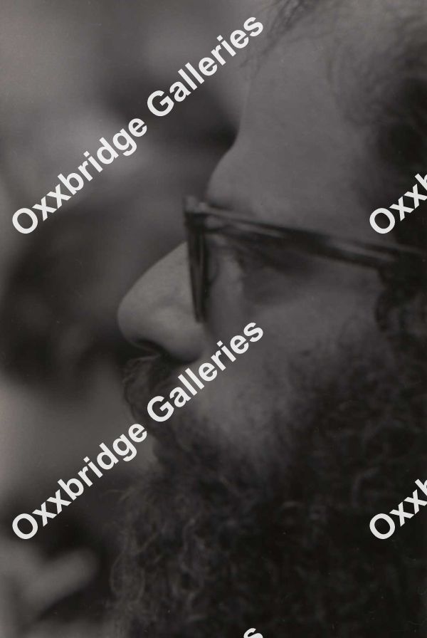 ALLEN GINSBERG Counter Culture Poet NYU Photo Neg WASHINGTON SQUARE SDS 1966 NYC